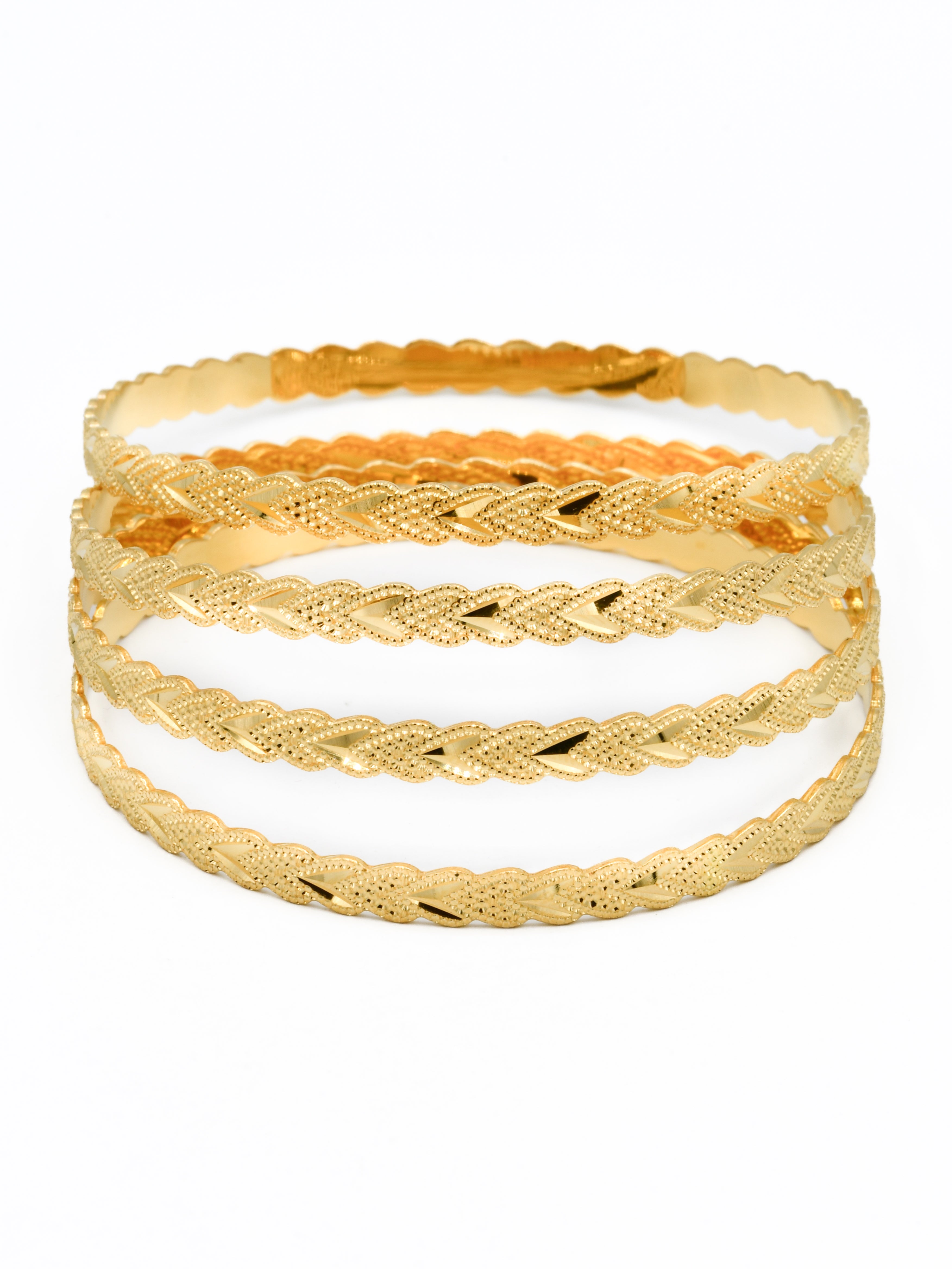 22ct Gold 4 Bangles - Roop Darshan