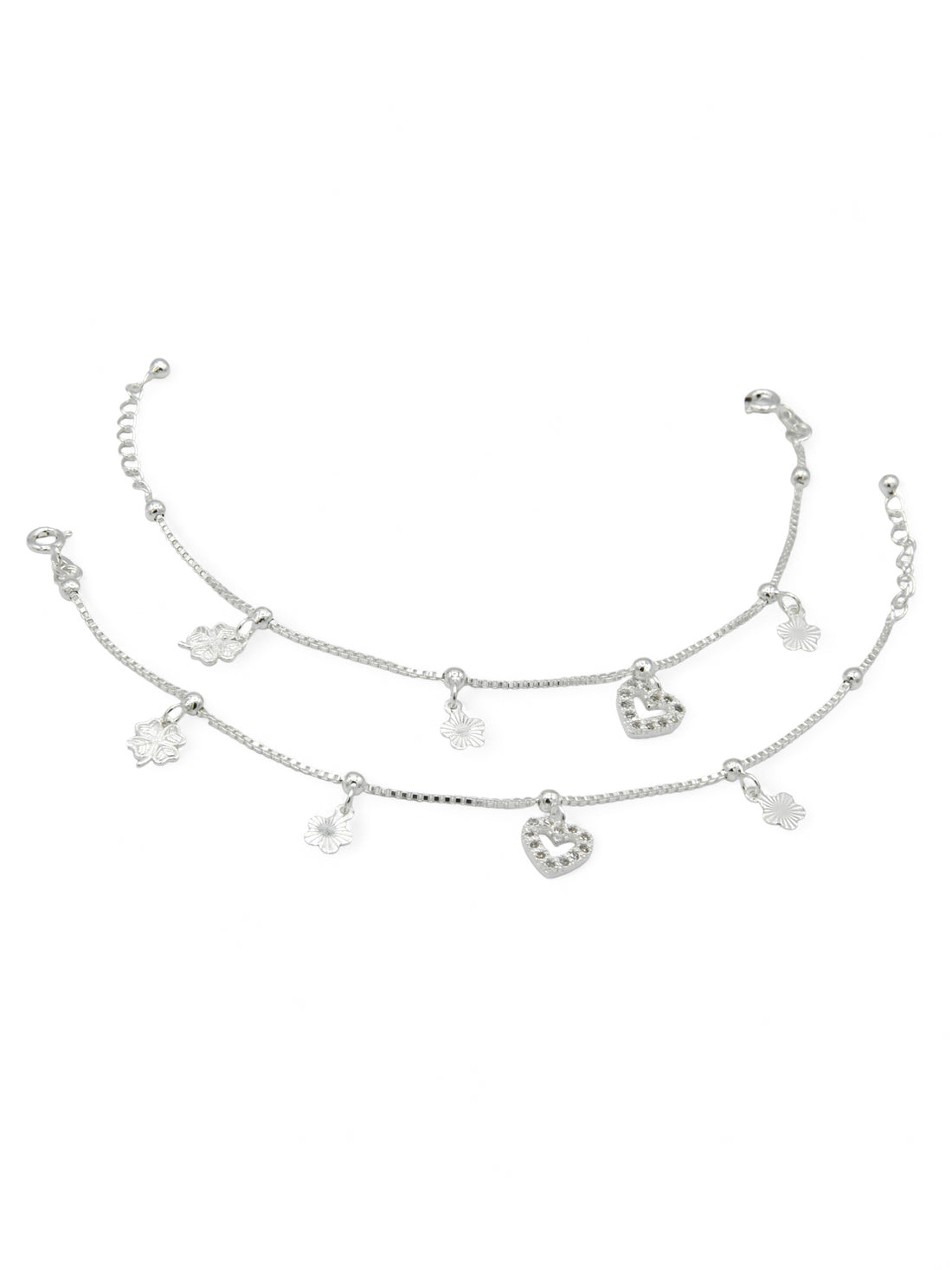 Silver Baby Anklets