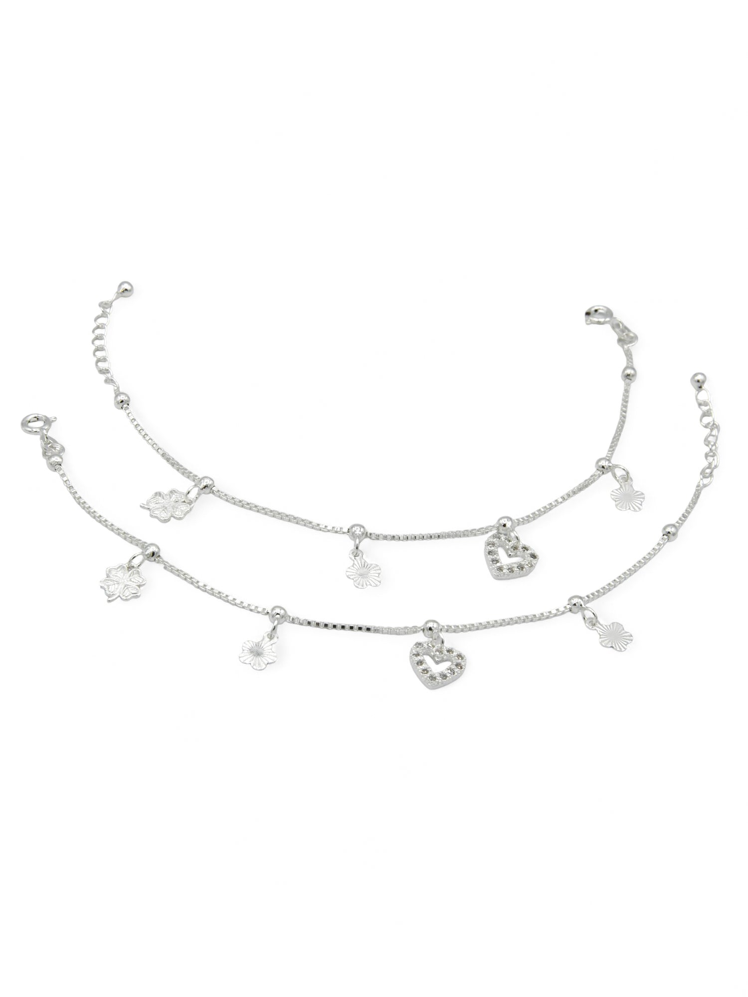 Silver Baby Anklets