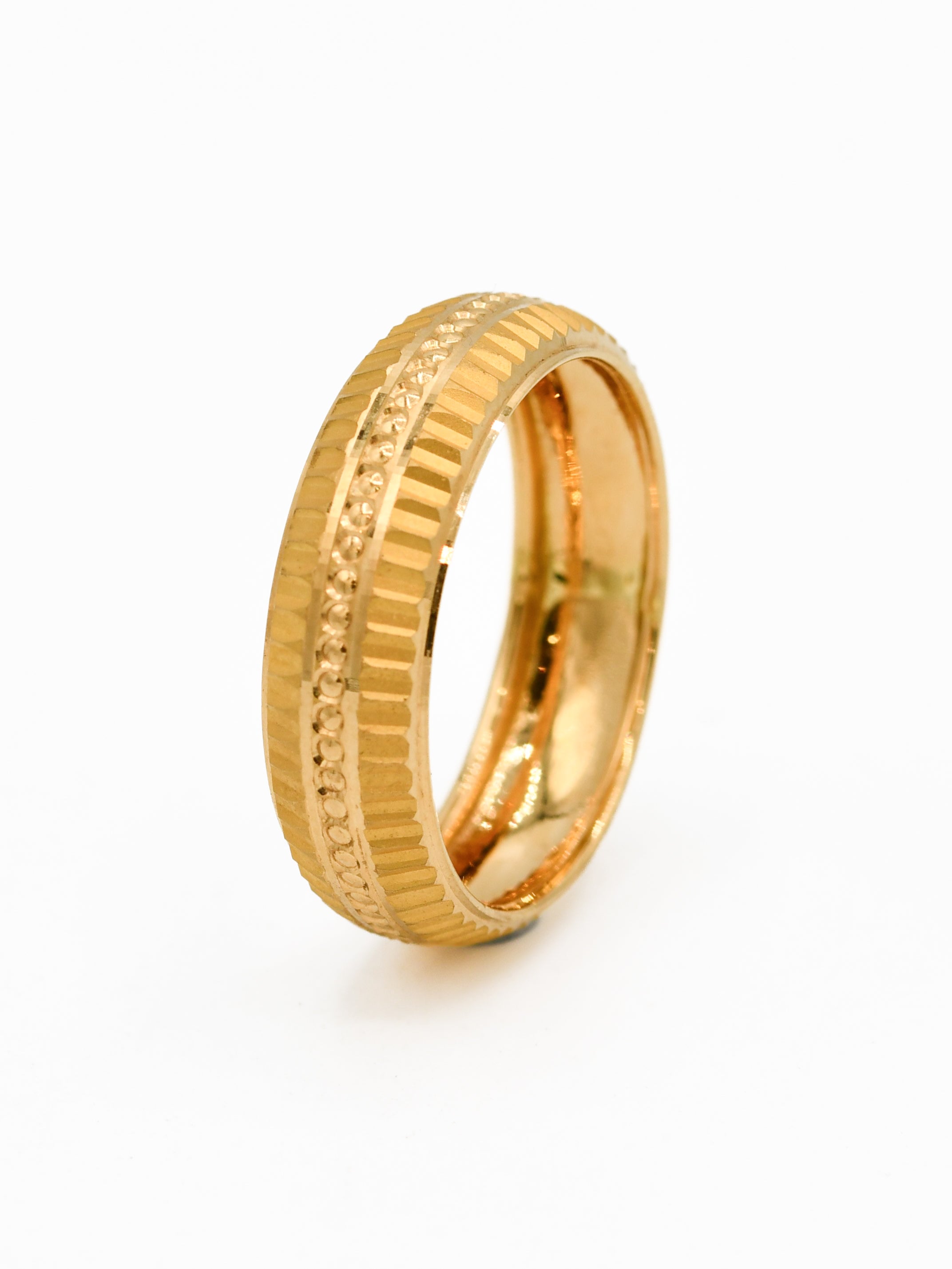 22ct Gold Band Ring - Roop Darshan