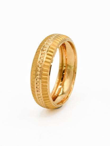 22ct Gold Band Ring - Roop Darshan