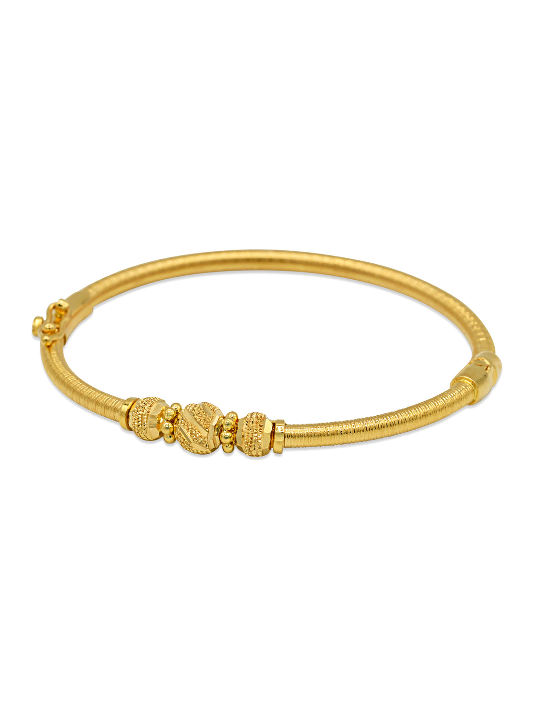 22ct Gold Ball Bangle