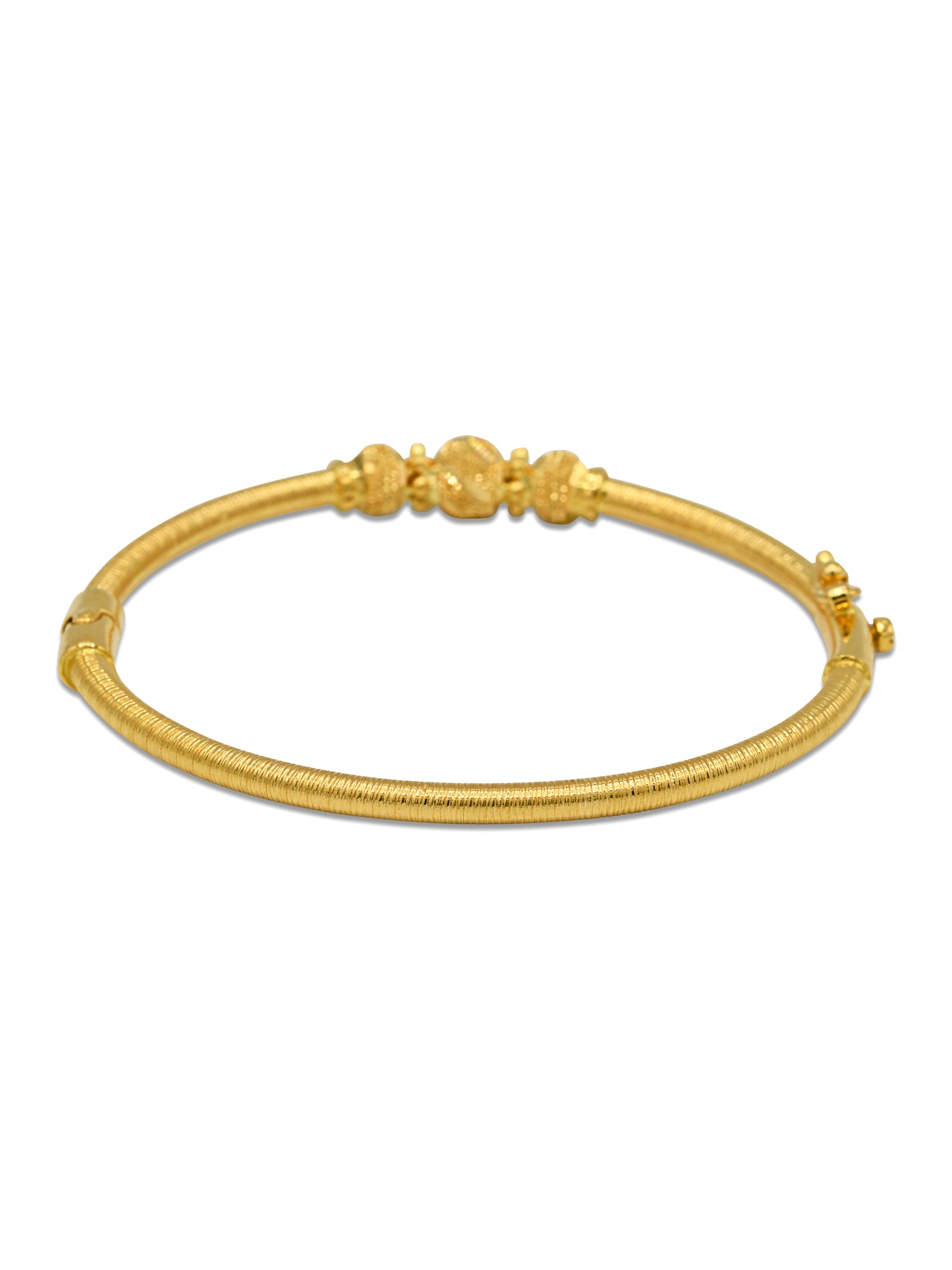 22ct Gold Ball Bangle