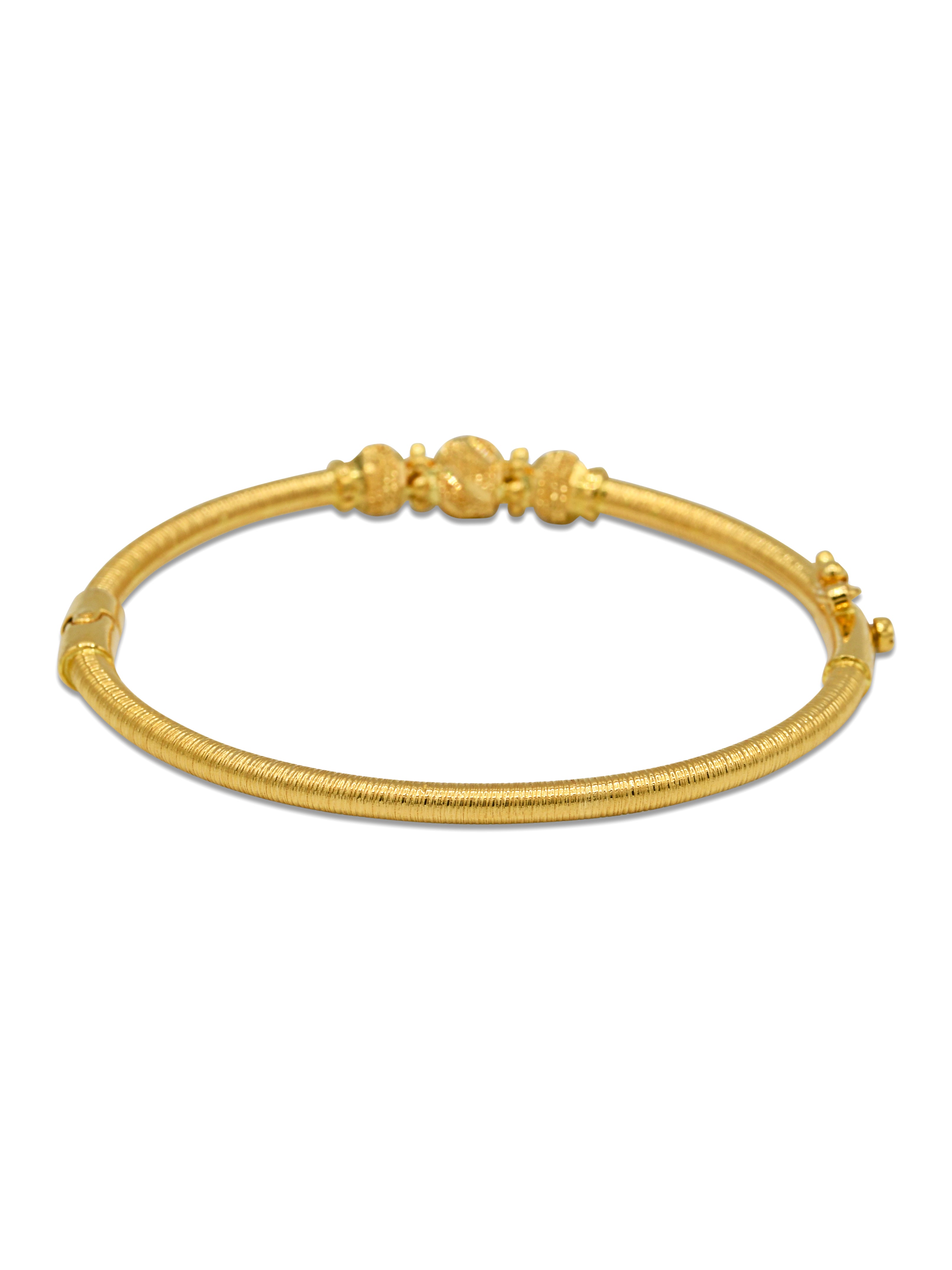 22ct Gold Ball Bangle
