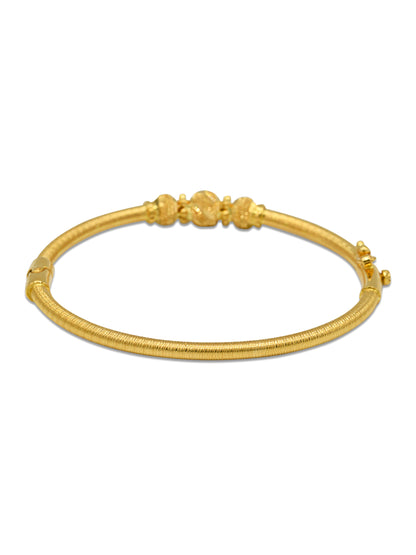 22ct Gold Ball Bangle