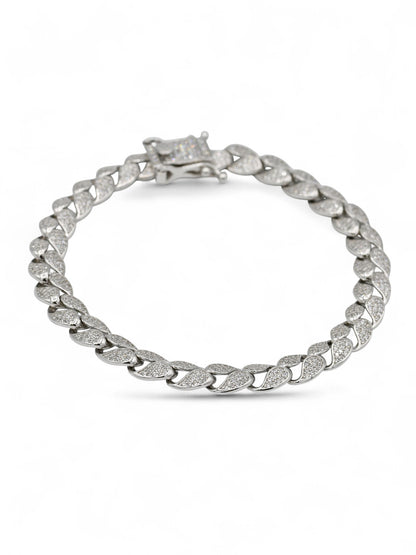 Sterling Silver CZ Bracelet