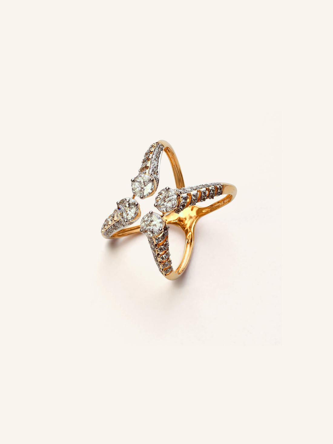 18ct Gold Diamond Ring - Roop Darshan