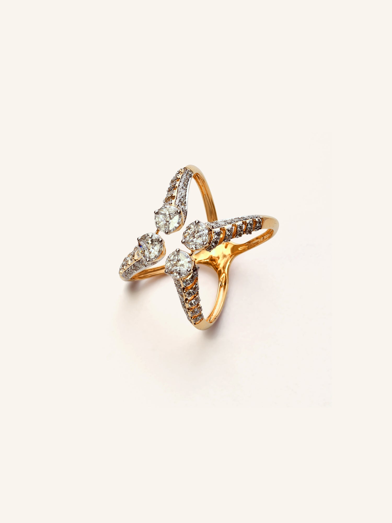 18ct Gold Diamond Ring - Roop Darshan