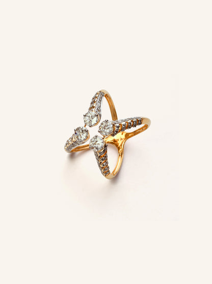 18ct Gold Diamond Ring - Roop Darshan