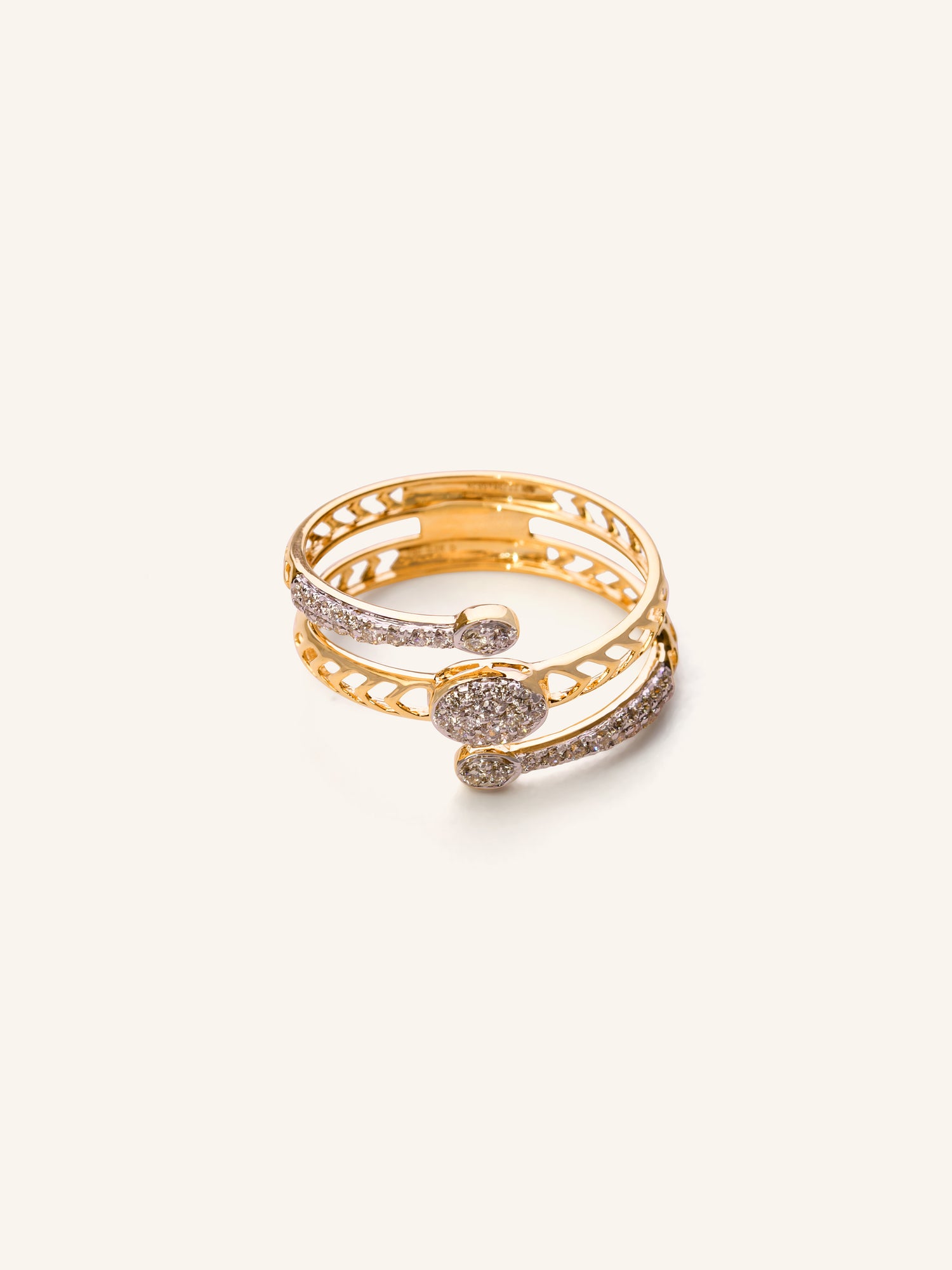 18ct Gold Diamond Ring - Roop Darshan
