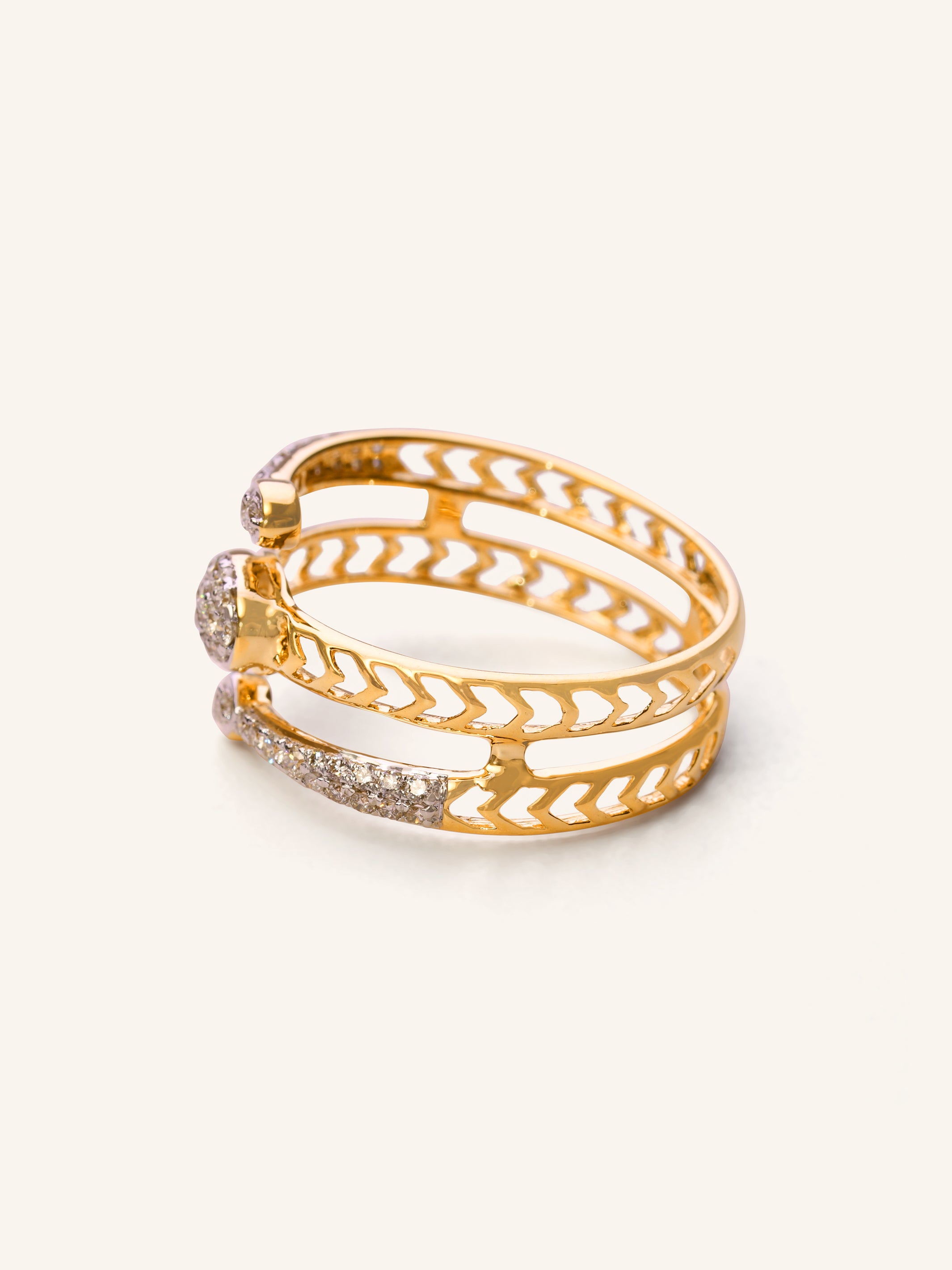 18ct Gold Diamond Ring - Roop Darshan