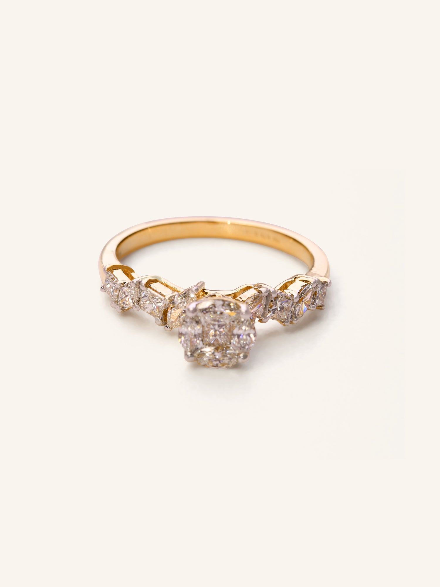 18ct Gold Diamond Ring - Roop Darshan