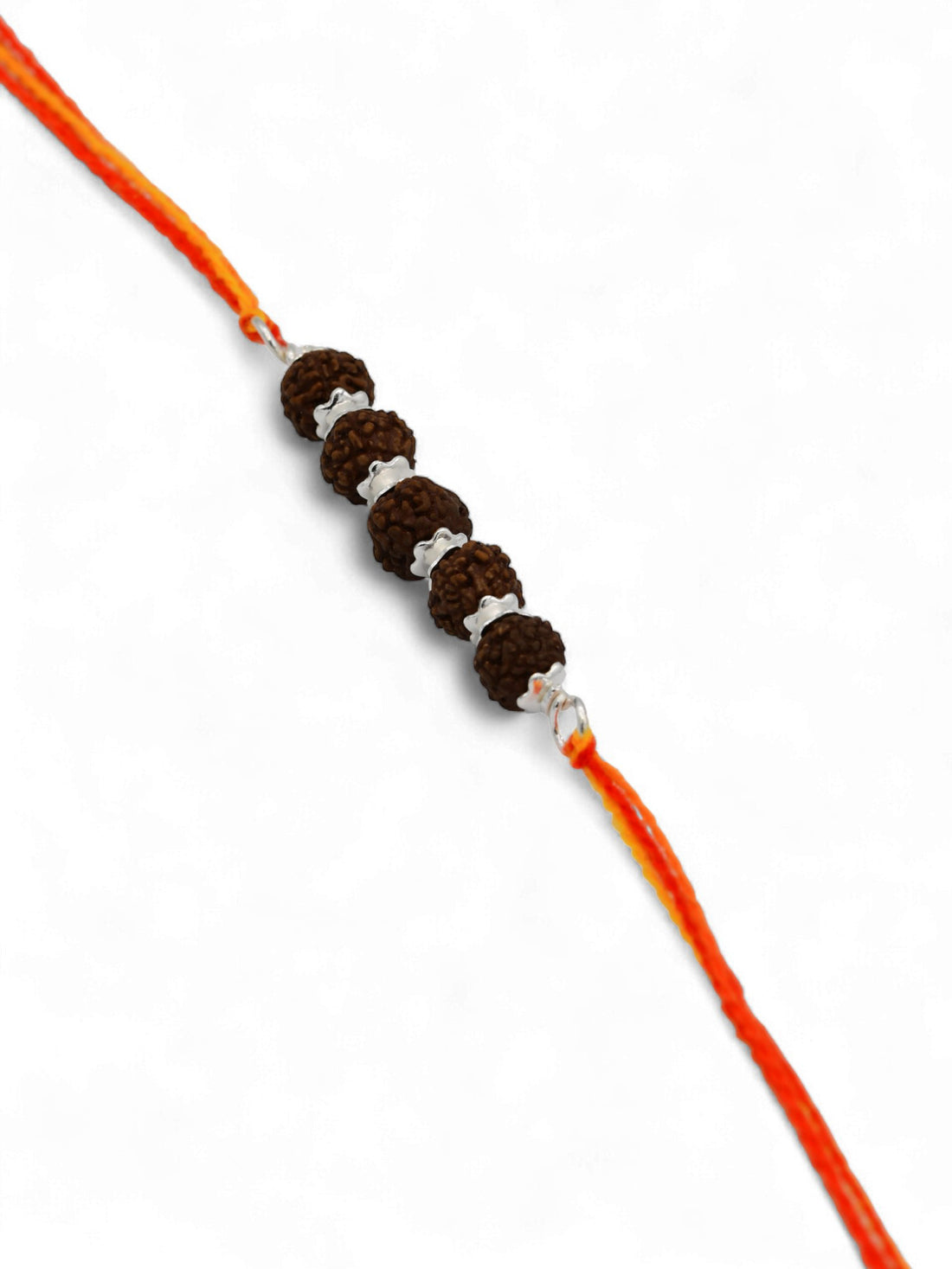 Silver Rudraksh Rakhi