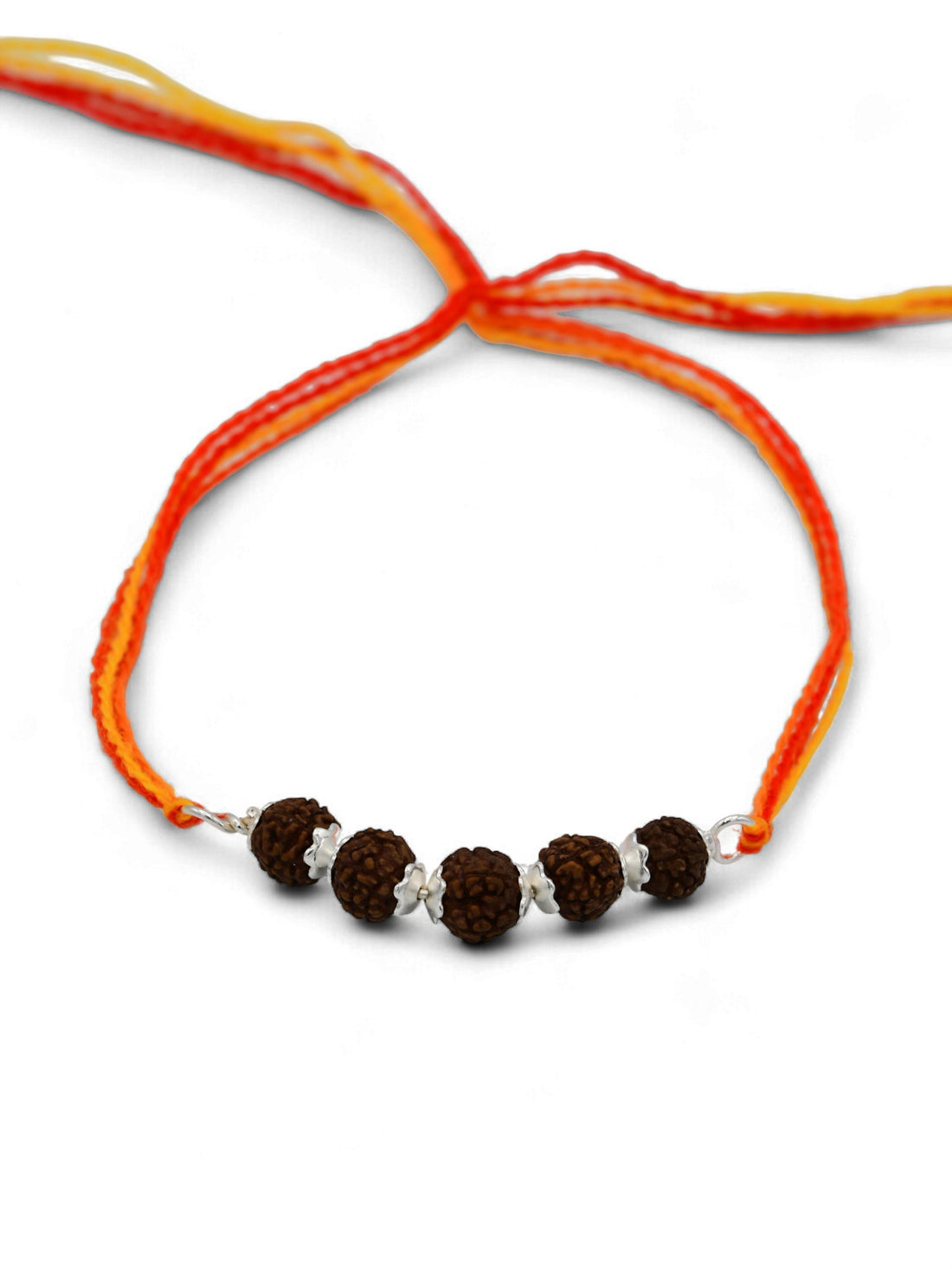 Silver Rudraksh Rakhi