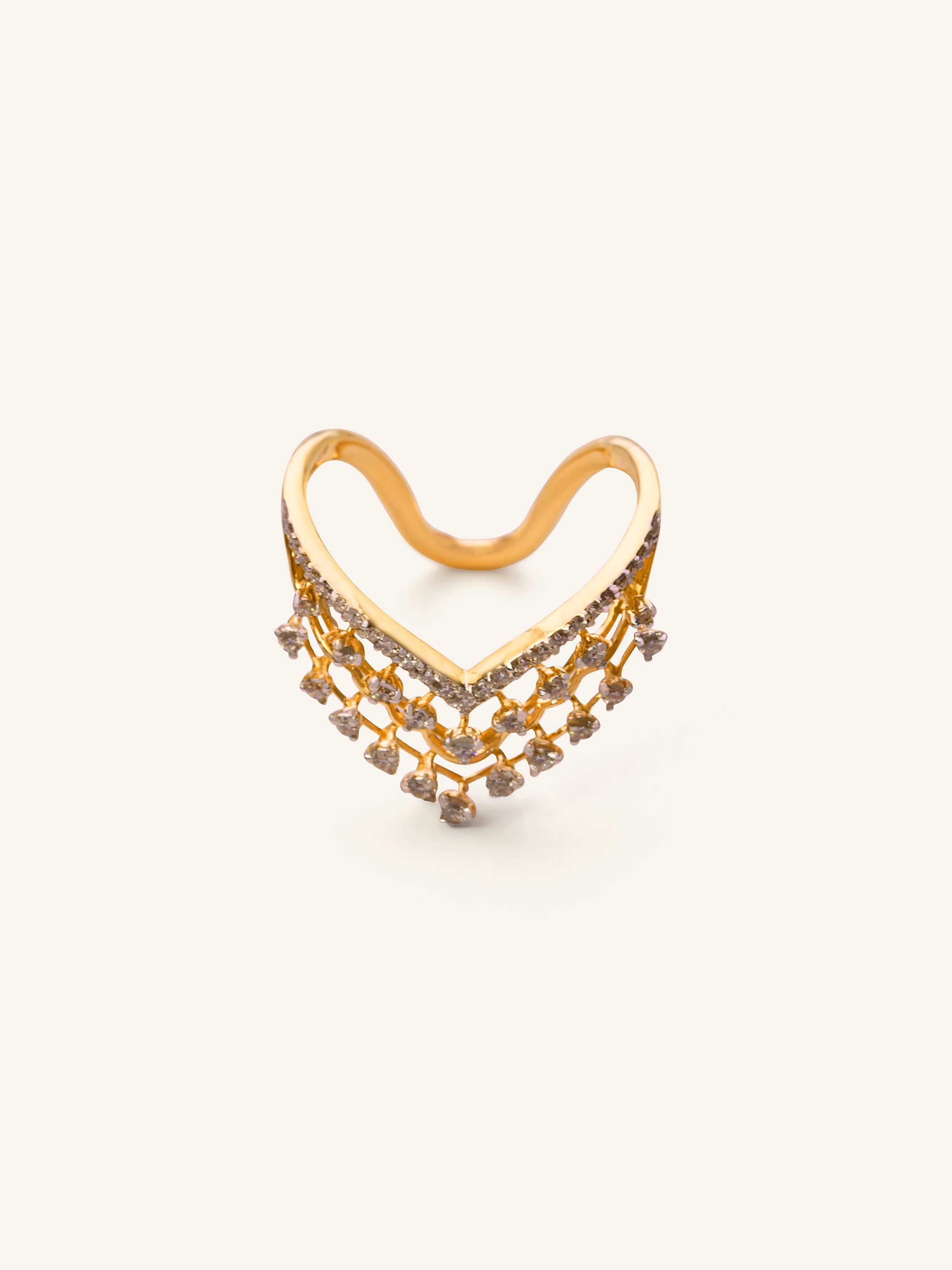 18ct Gold Diamond Ring - Roop Darshan