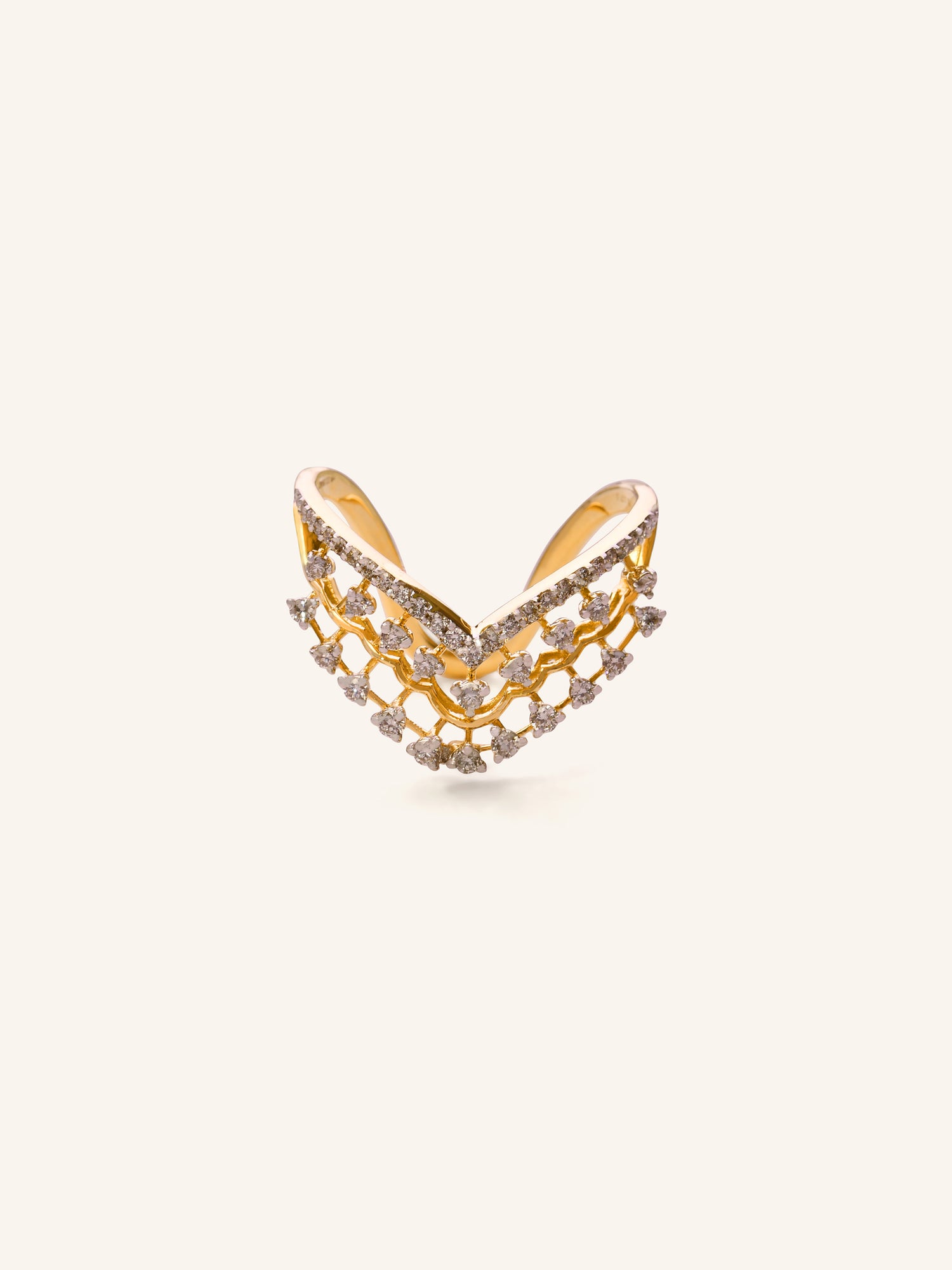 18ct Gold Diamond Ring - Roop Darshan
