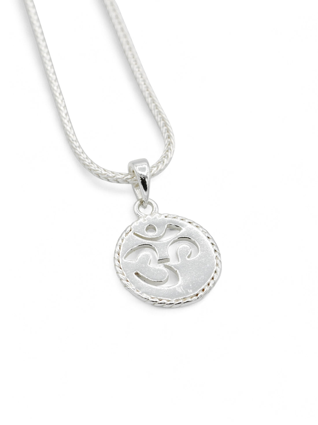 925 Sterling Silver Om Pendant