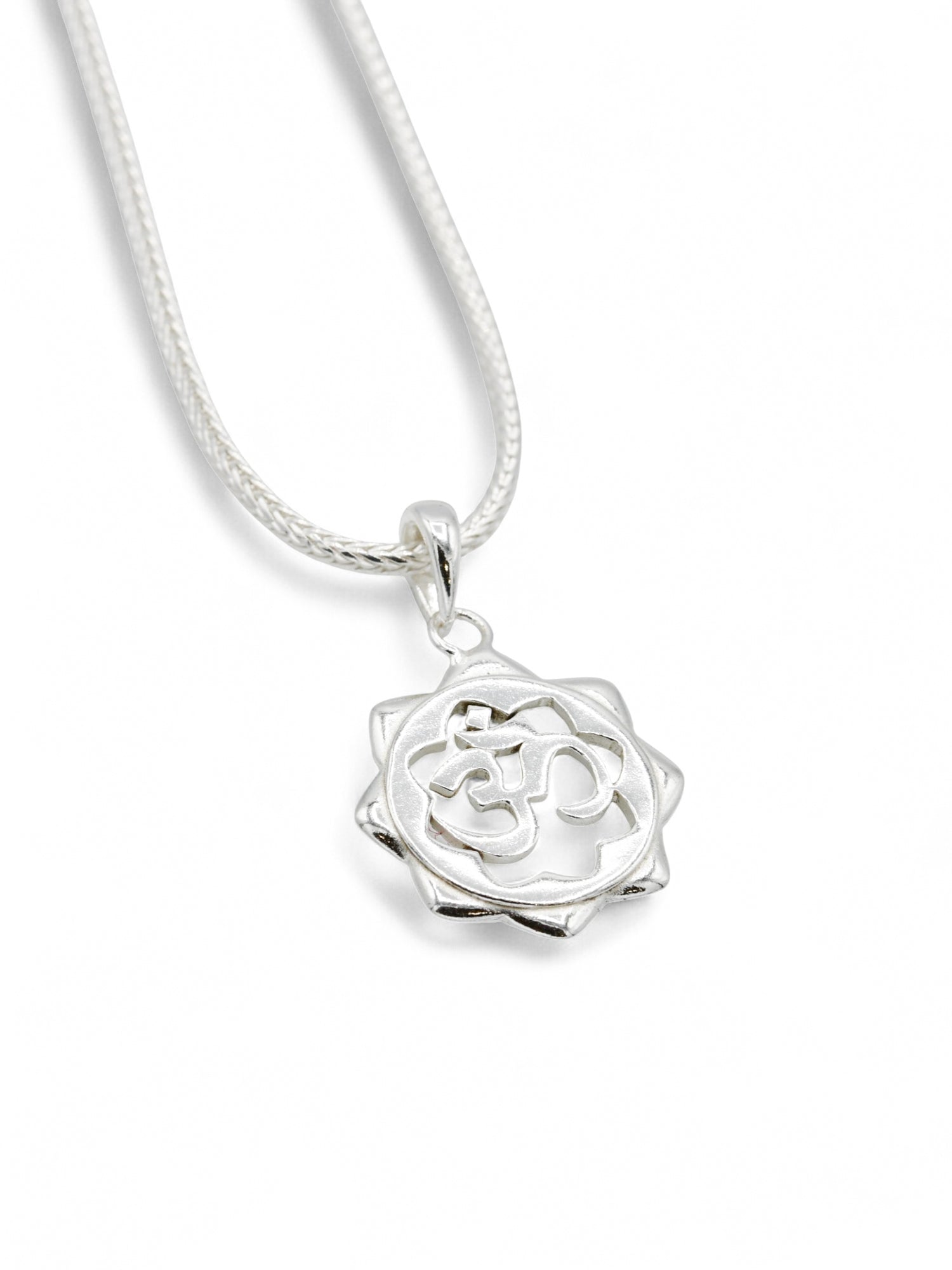 Sterling Silver Om Pendant