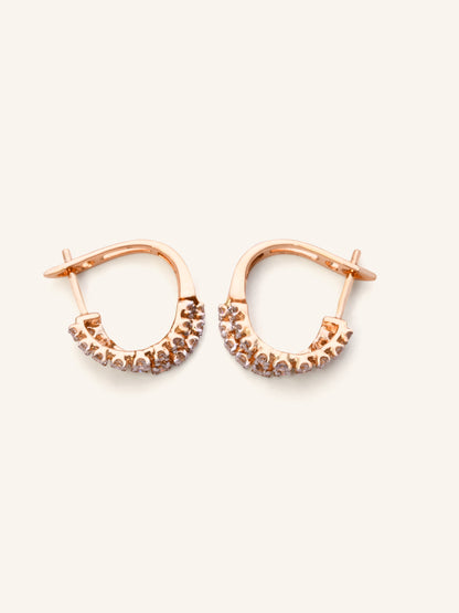 18ct Gold Dia Stud Earring NW 5.384 GMS 36 Dia 1.03ct - Roop Darshan