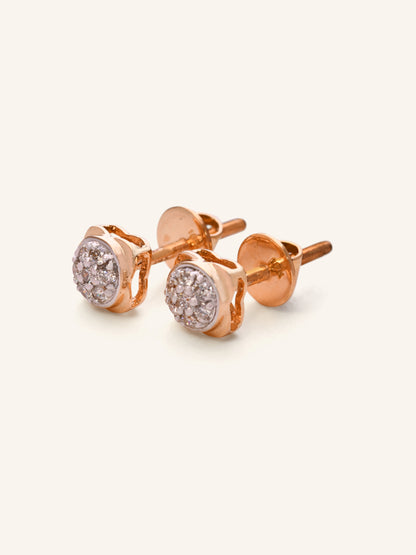 18ct Gold Dia Stud Earring NW 1.818 GMS 14 Dia 0.16ct - Roop Darshan