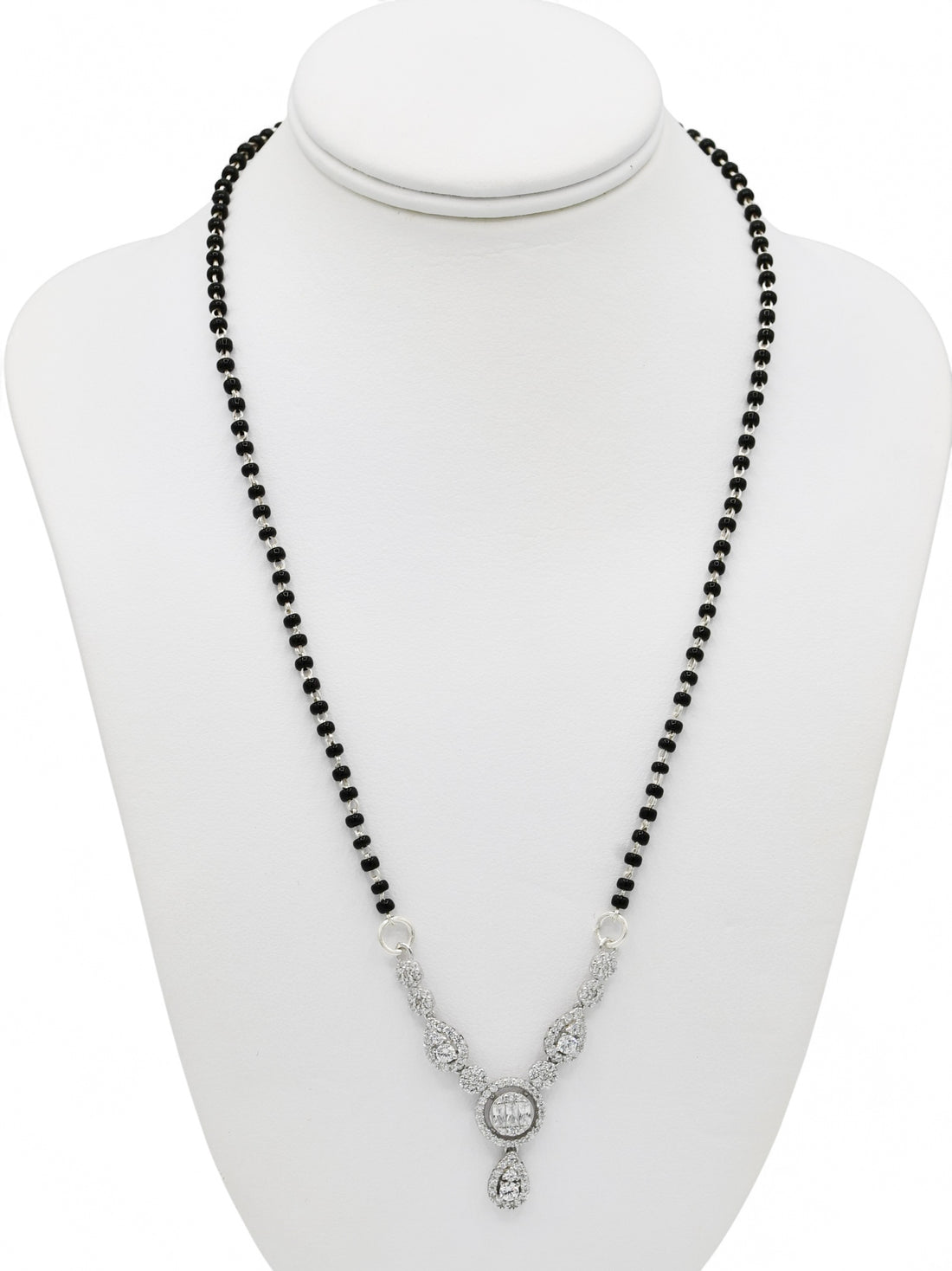 Sterling Silver CZ Mangal Sutra