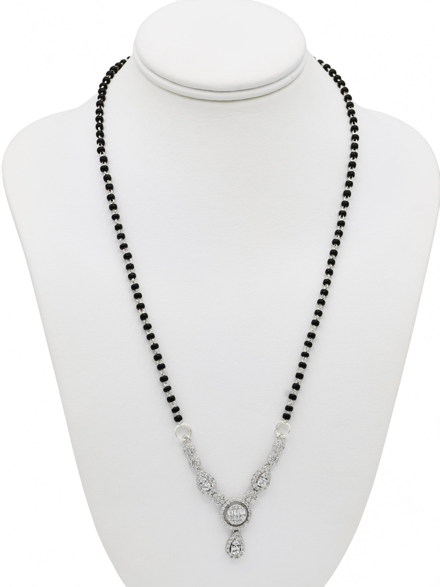 Sterling Silver CZ Mangal Sutra