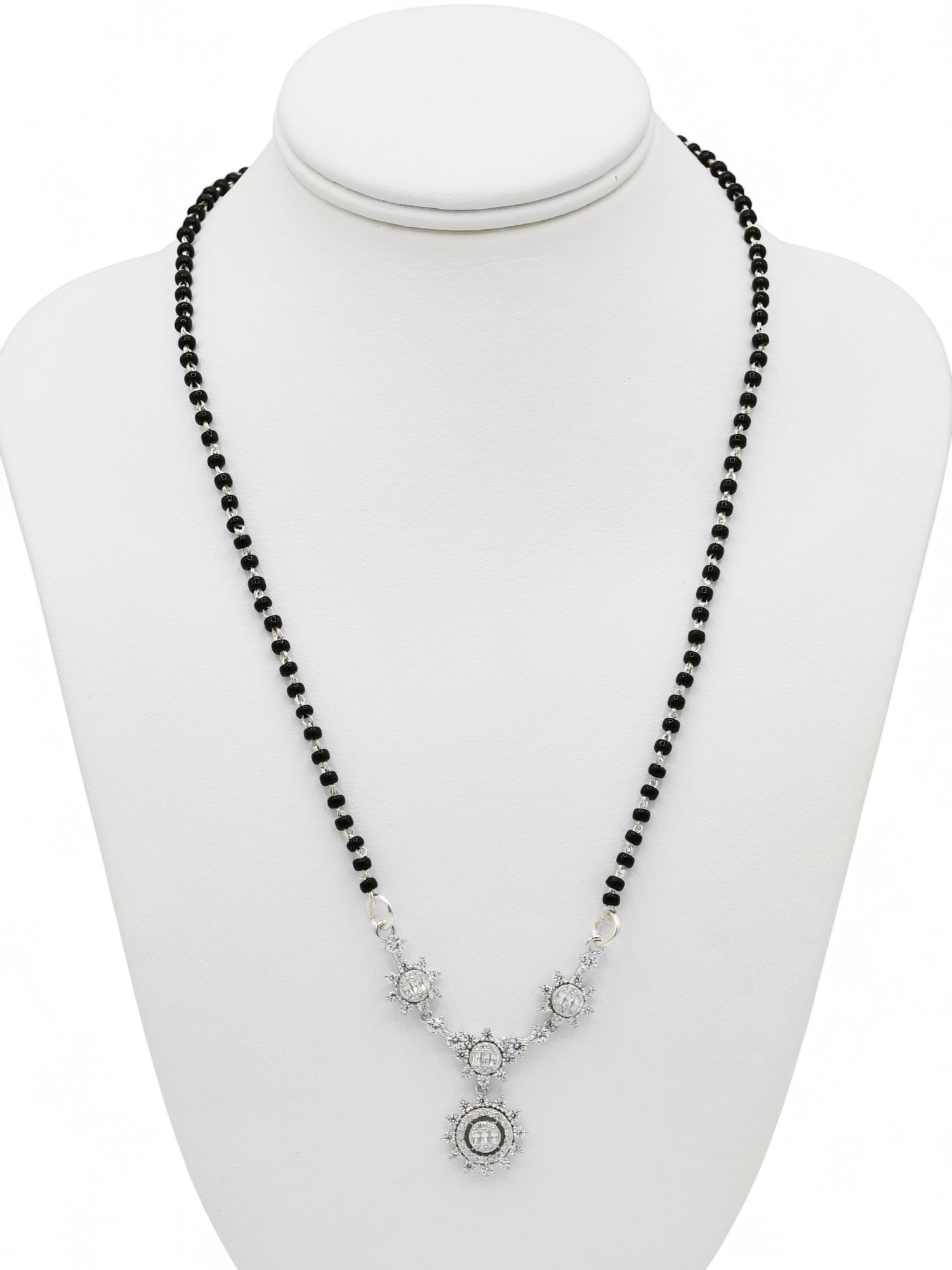 Sterling Silver CZ Mangal Sutra