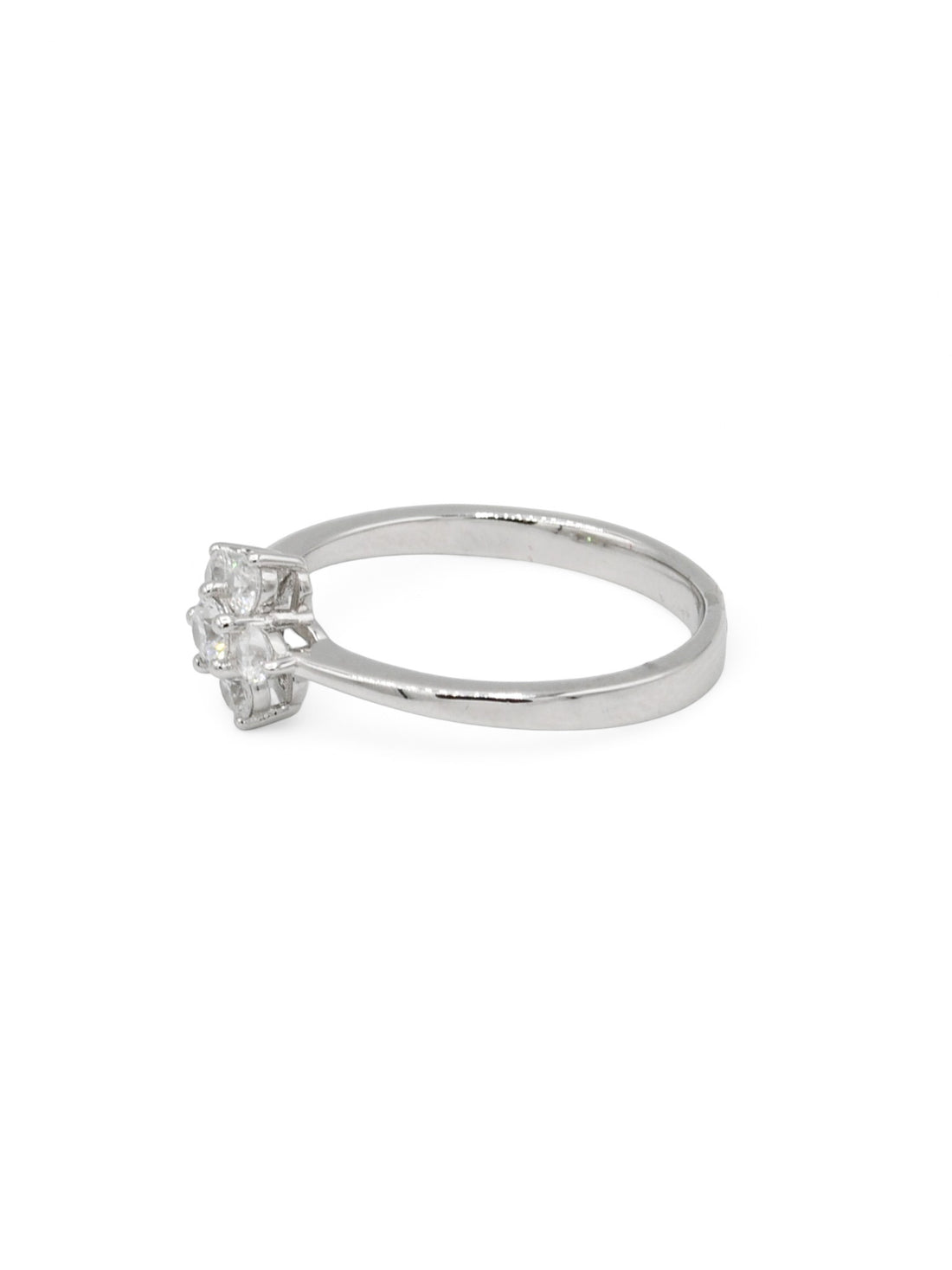 Sterling Silver CZ Ladies Ring