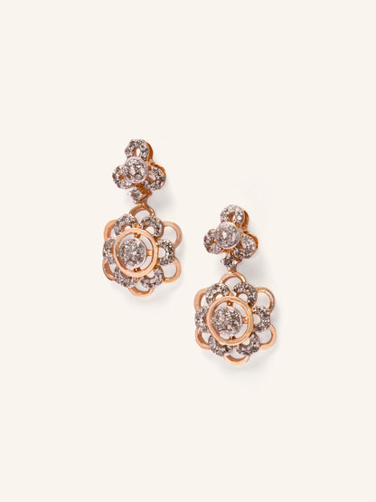 18ct Gold Dia Stud Earring NW 3.648 GMS 96 Dia 0.36ct - Roop Darshan
