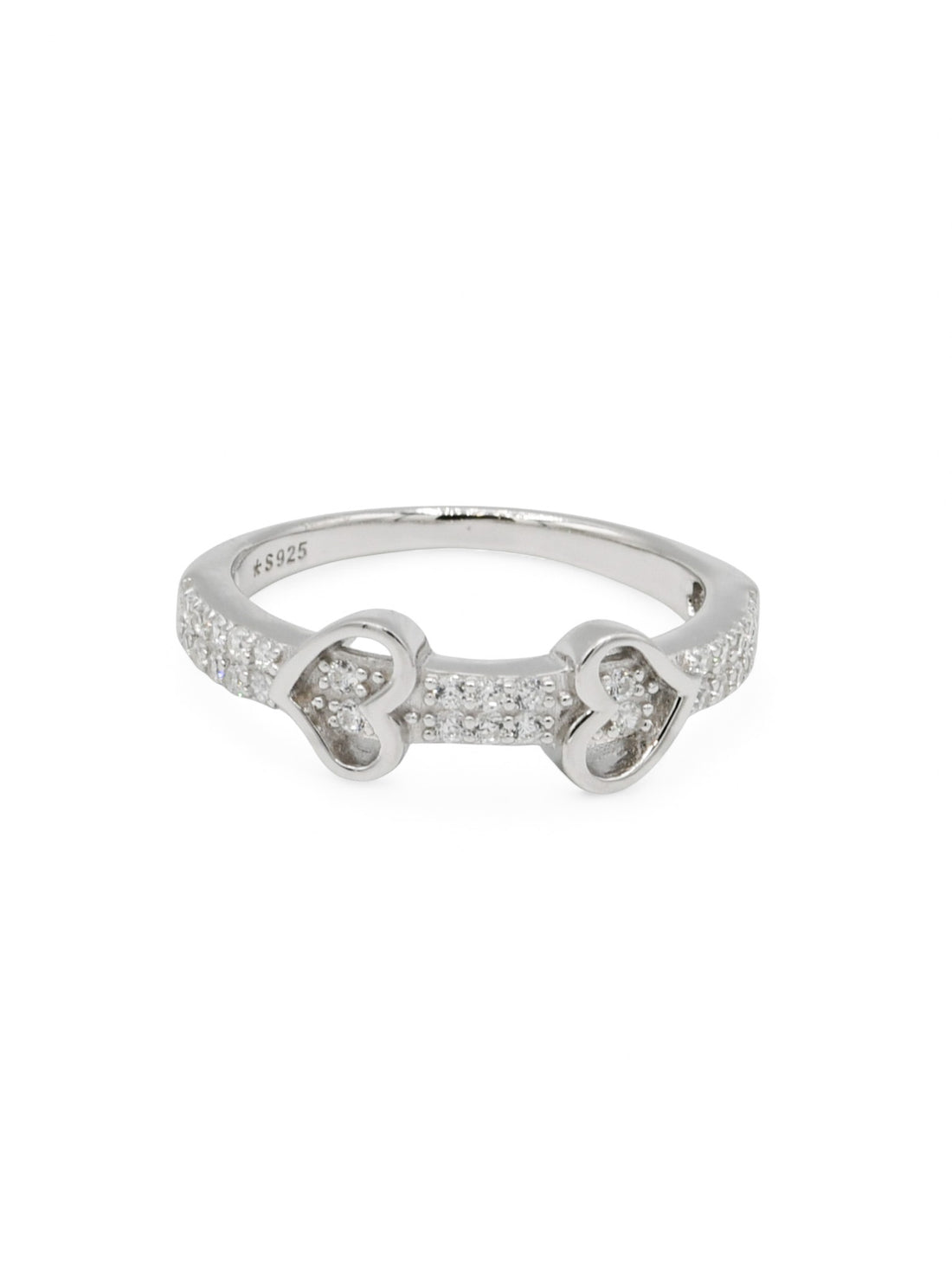 Sterling Silver CZ Ladies Ring