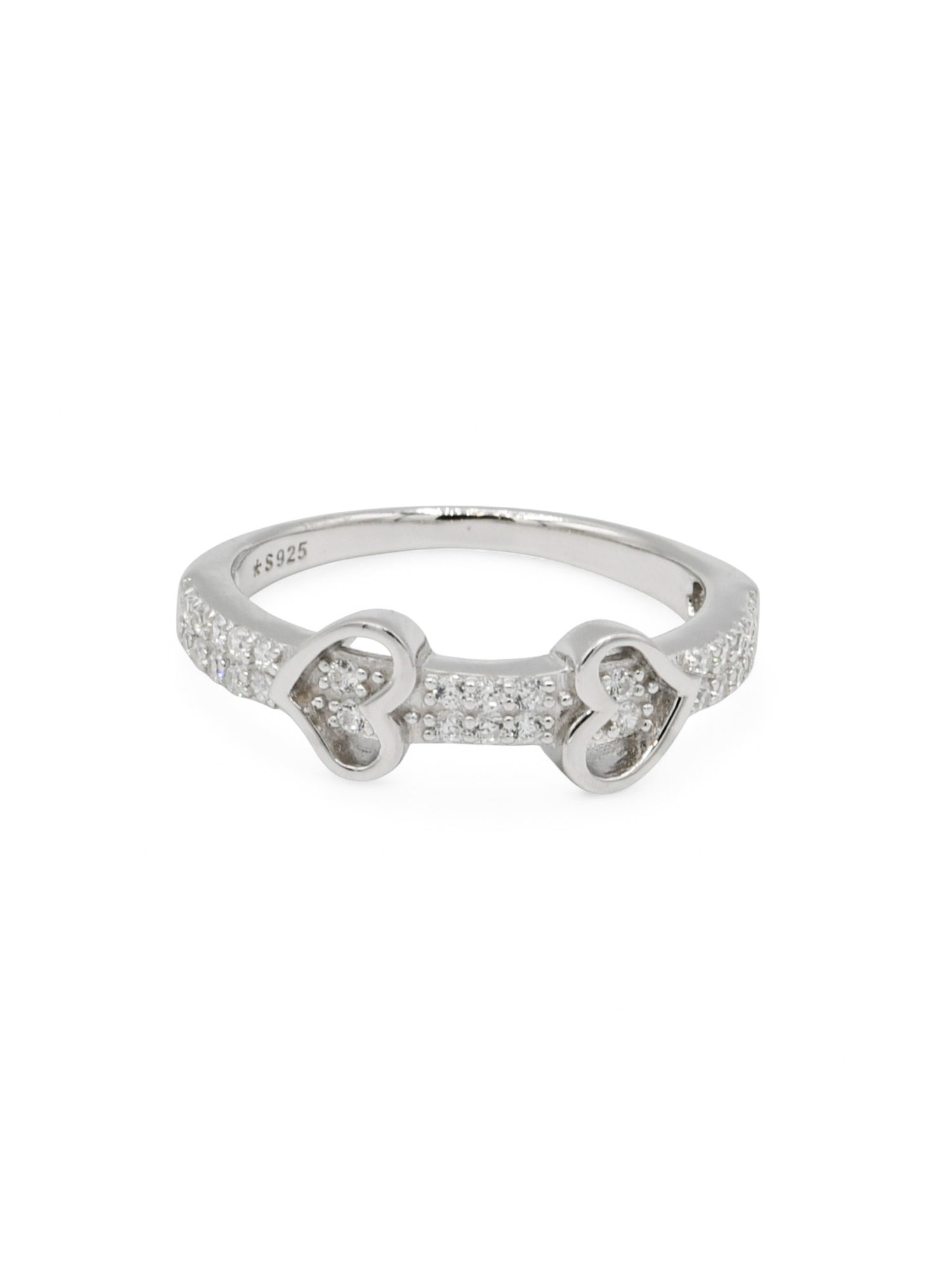 Sterling Silver CZ Ladies Ring