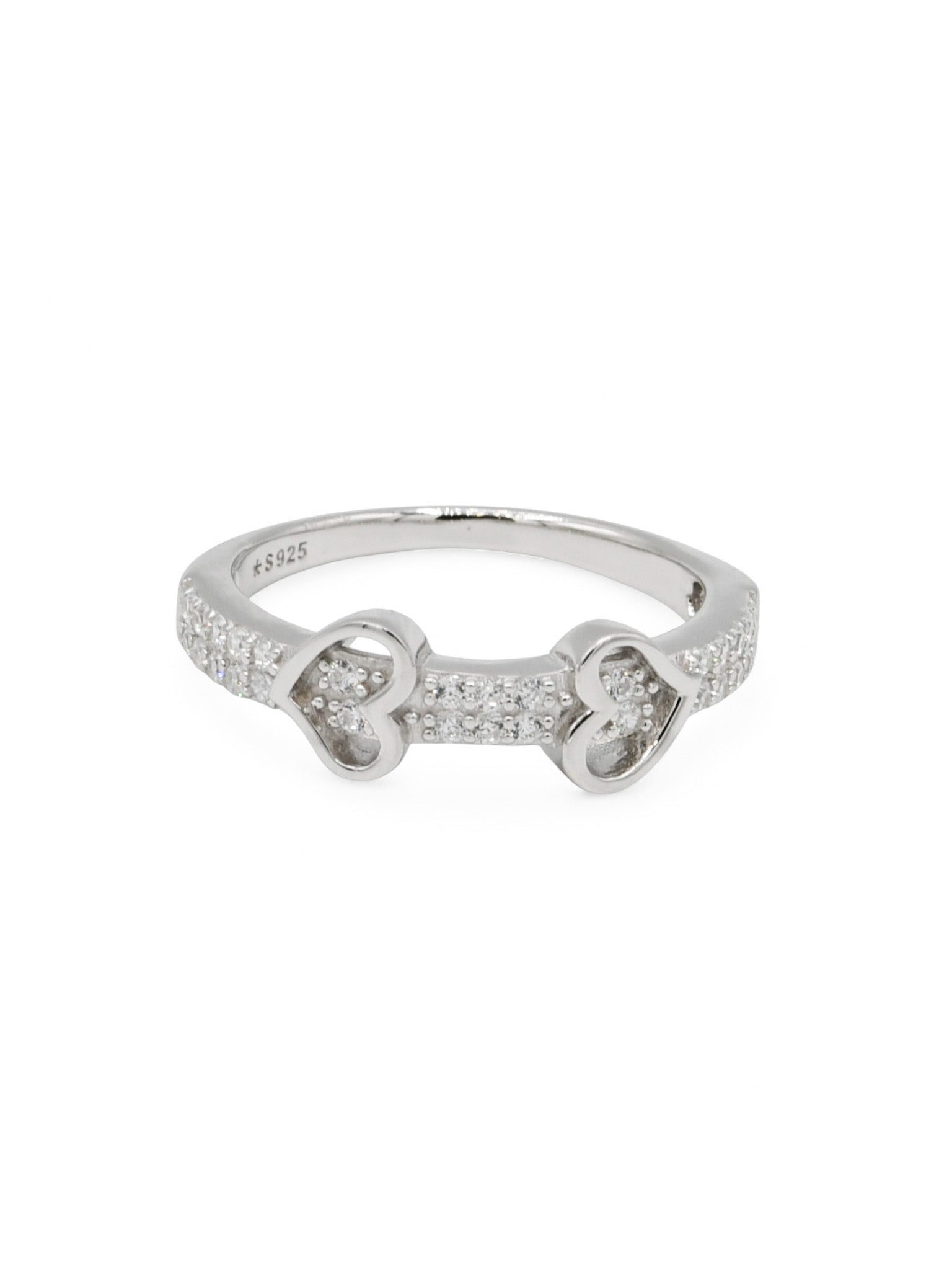 Sterling Silver CZ Ladies Ring
