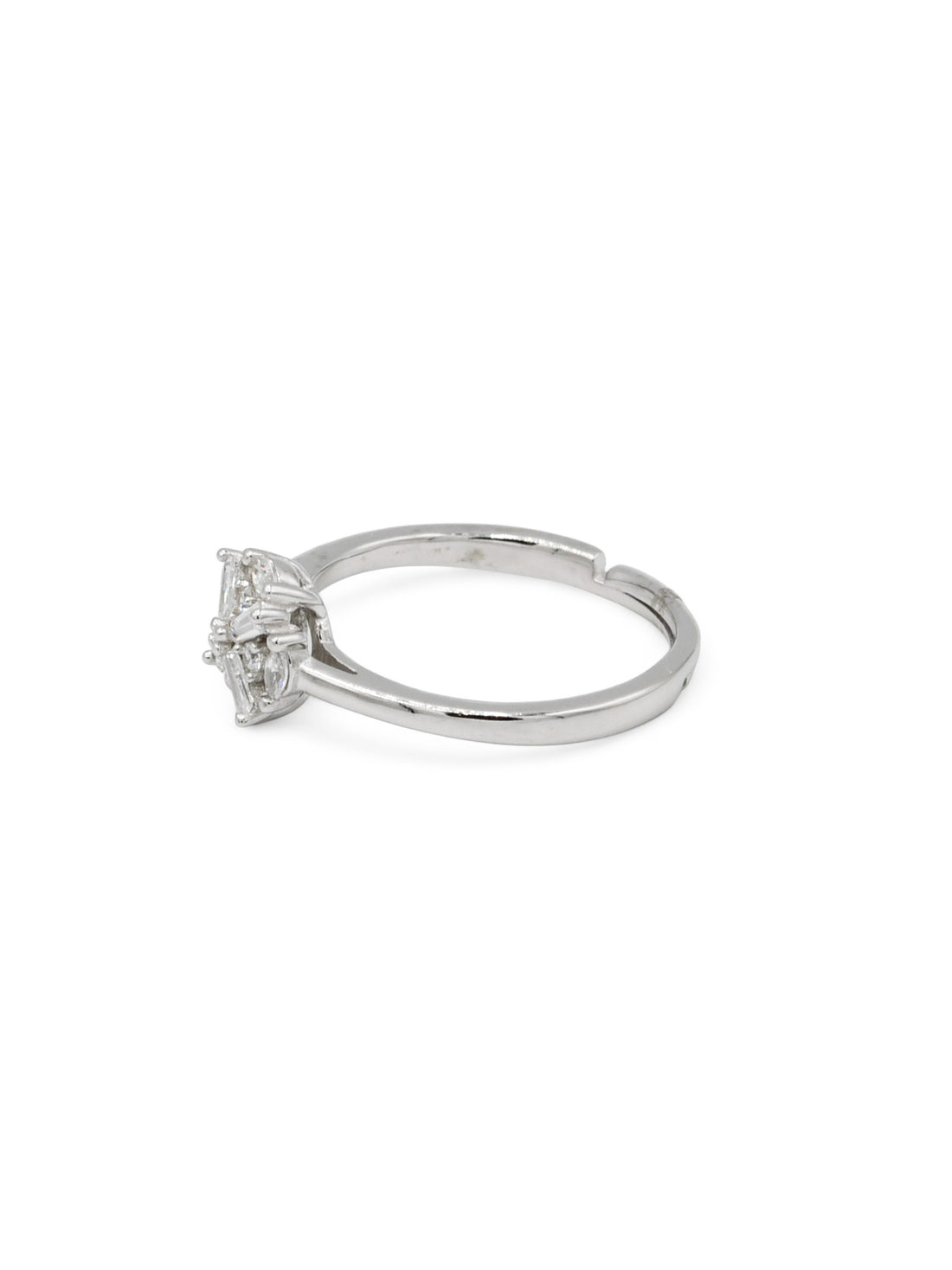 Sterling Silver CZ Ladies Ring