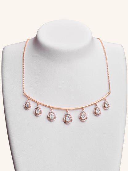 18ct Gold Dia Fancy Chain NW 10.516 GMS 198 Dia1.57ct - Roop Darshan