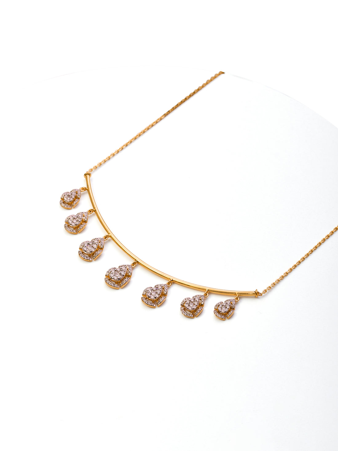 18ct Gold Diamond Necklace - Roop Darshan