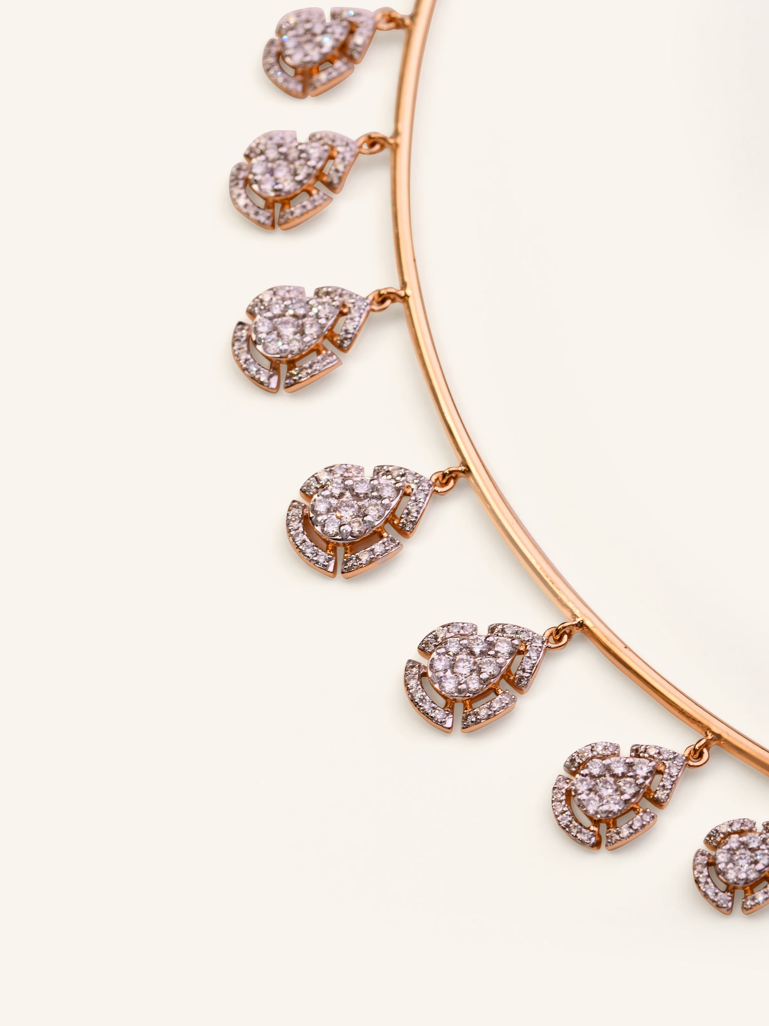 18ct Gold Dia Fancy Chain NW 10.516 GMS 198 Dia1.57ct - Roop Darshan