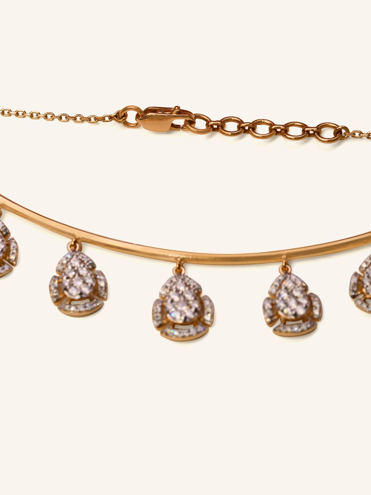 18ct Gold Dia Fancy Chain NW 10.516 GMS 198 Dia1.57ct - Roop Darshan