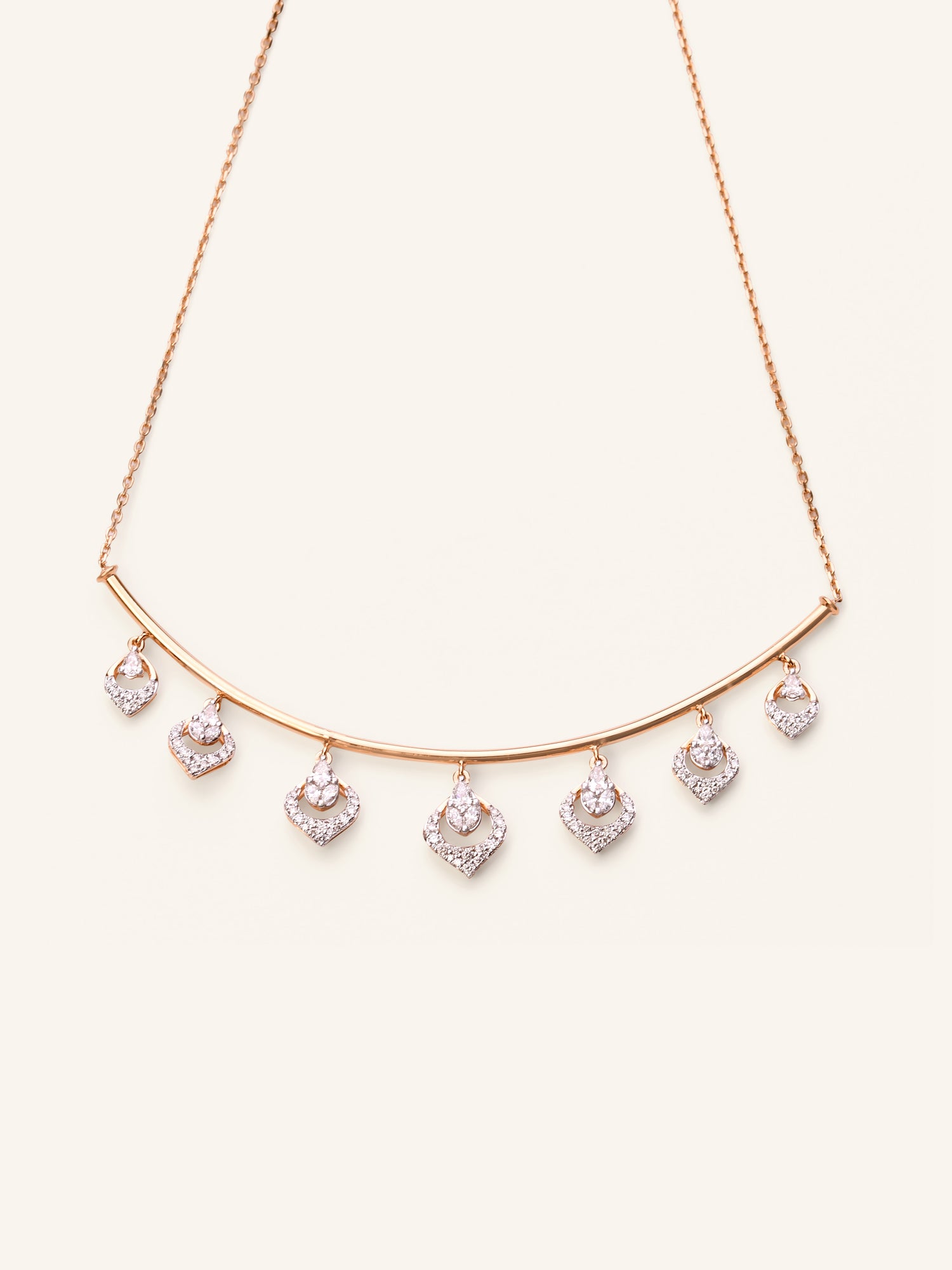 18ct Gold Dia Fancy Chain NW 9.222 GMS 105 Dia 1.24ct - Roop Darshan