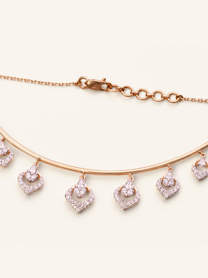 18ct Gold Dia Fancy Chain NW 9.222 GMS 105 Dia 1.24ct - Roop Darshan