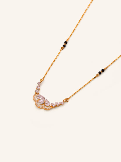 18ct Gold Diamond Mangal Sutra - Roop Darshan