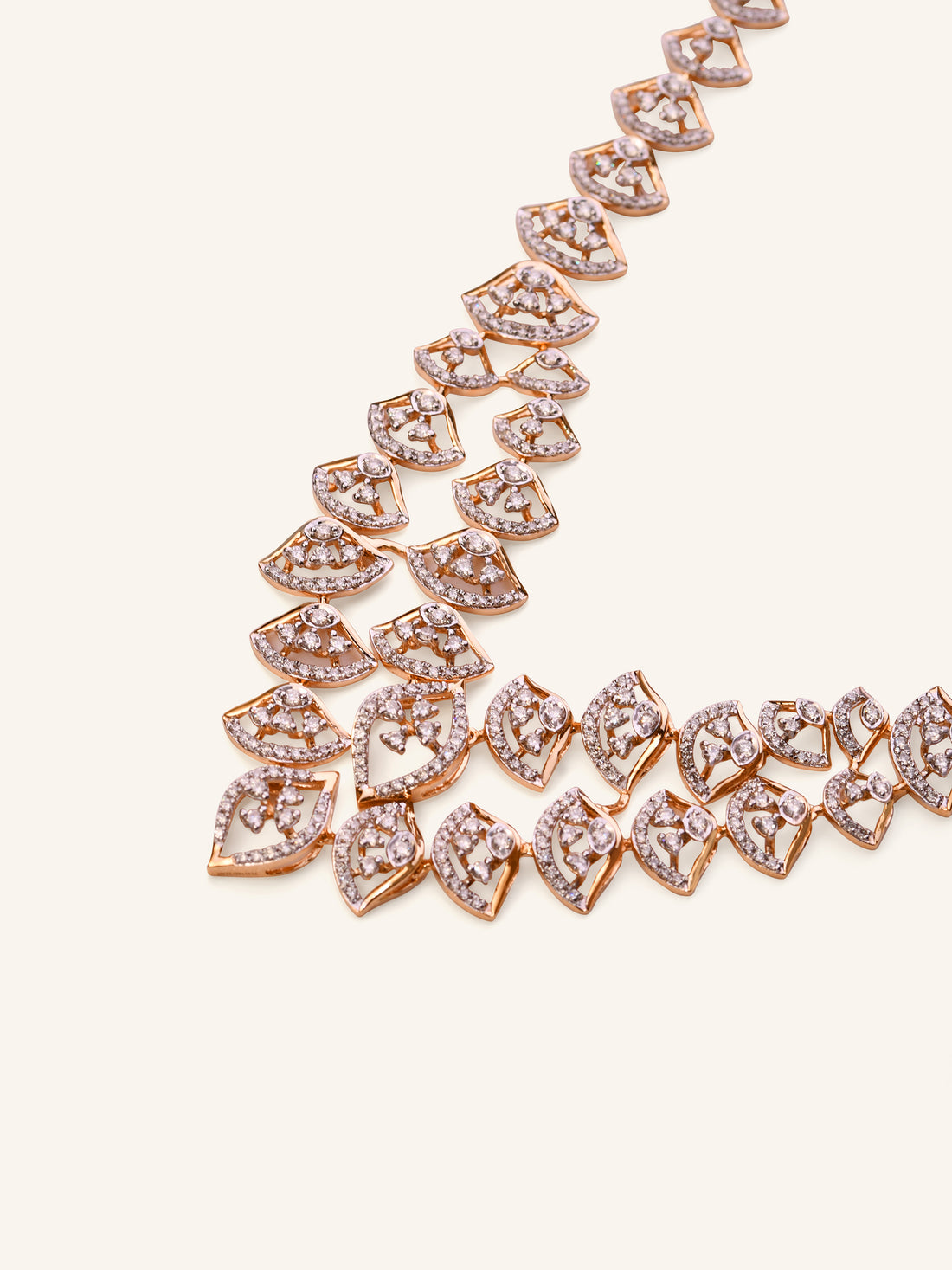 18ct Gold Diamond Necklace - Roop Darshan