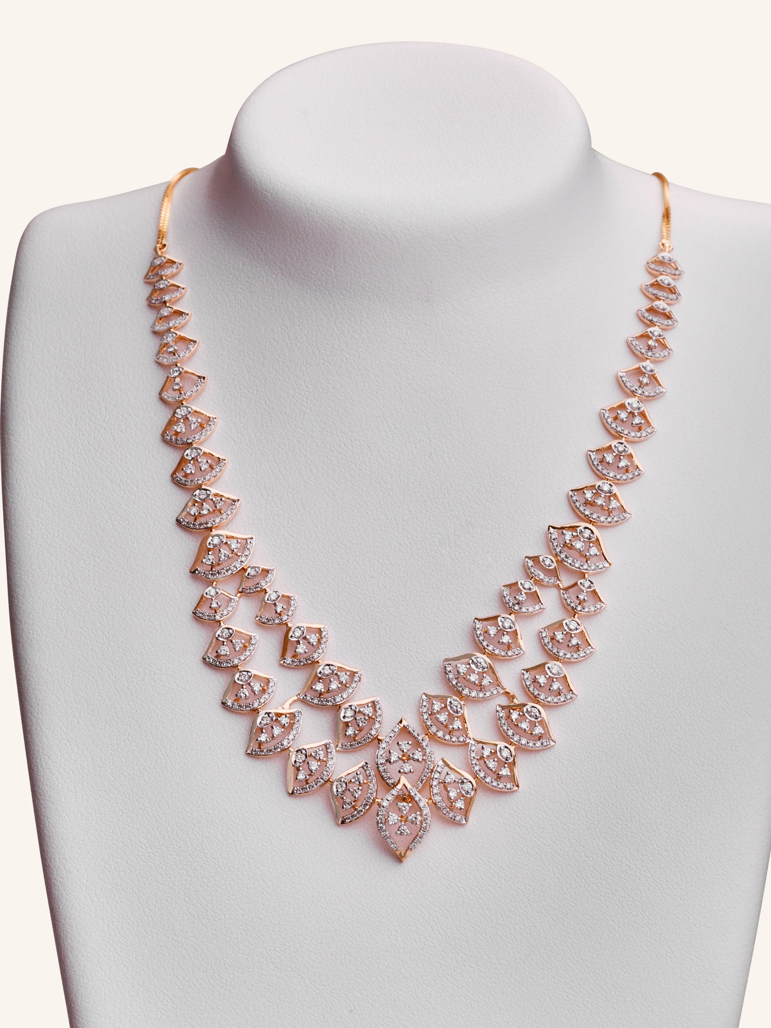 18ct Gold Dia Fancy Chain NW 20.498 GMS 478 Dia 3.01ct - Roop Darshan