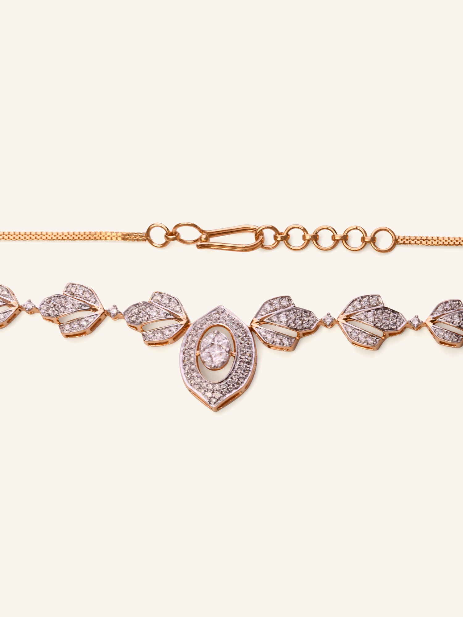 18ct Gold Dia Fancy Chain NW 11.394 GMS 269 Dia 1.43ct - Roop Darshan