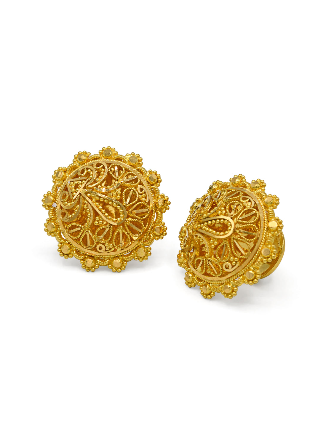22ct Gold Stud Earrings