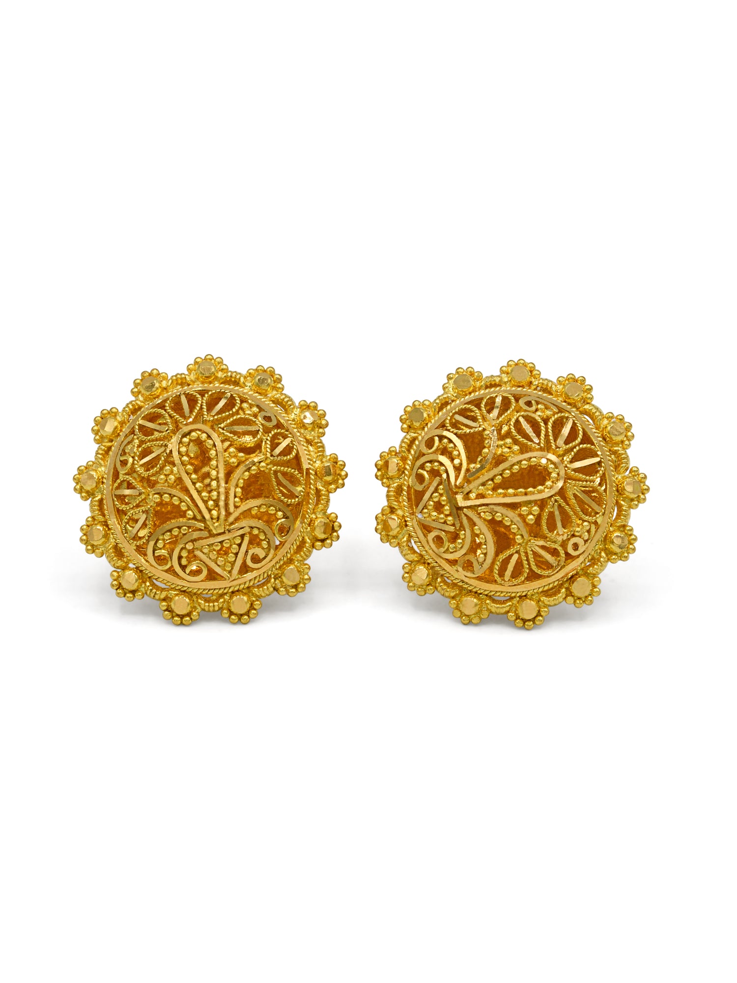 22ct Gold Stud Earrings
