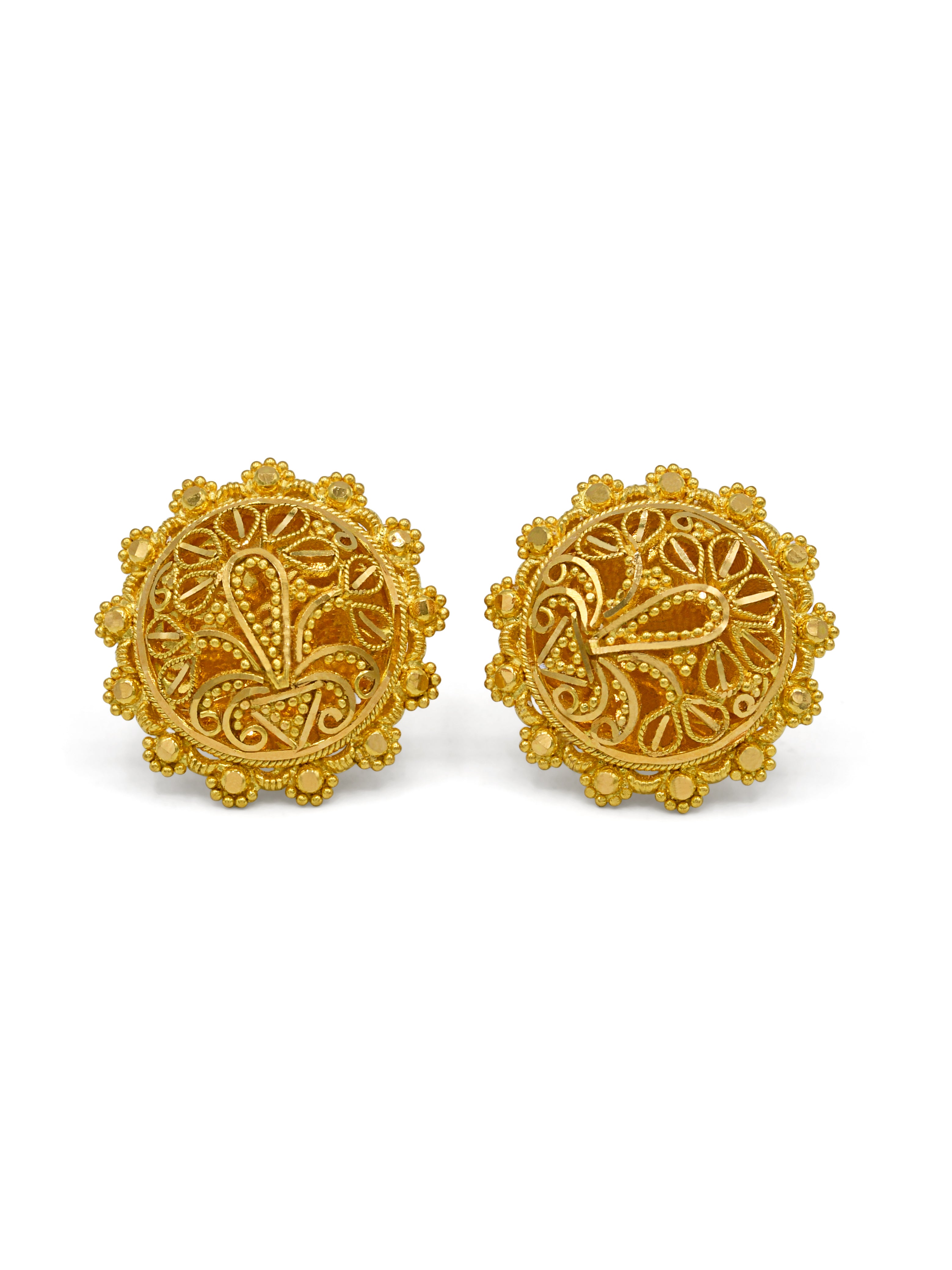 22ct Gold Stud Earrings