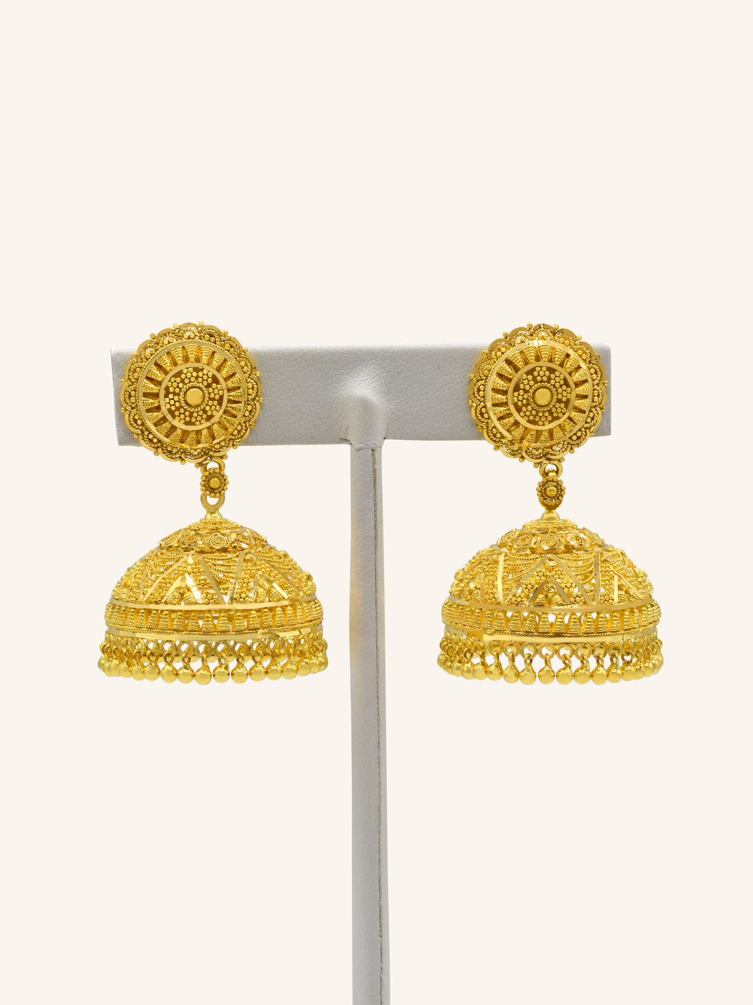 22ct Gold Jhumki Earring - Roop Darshan
