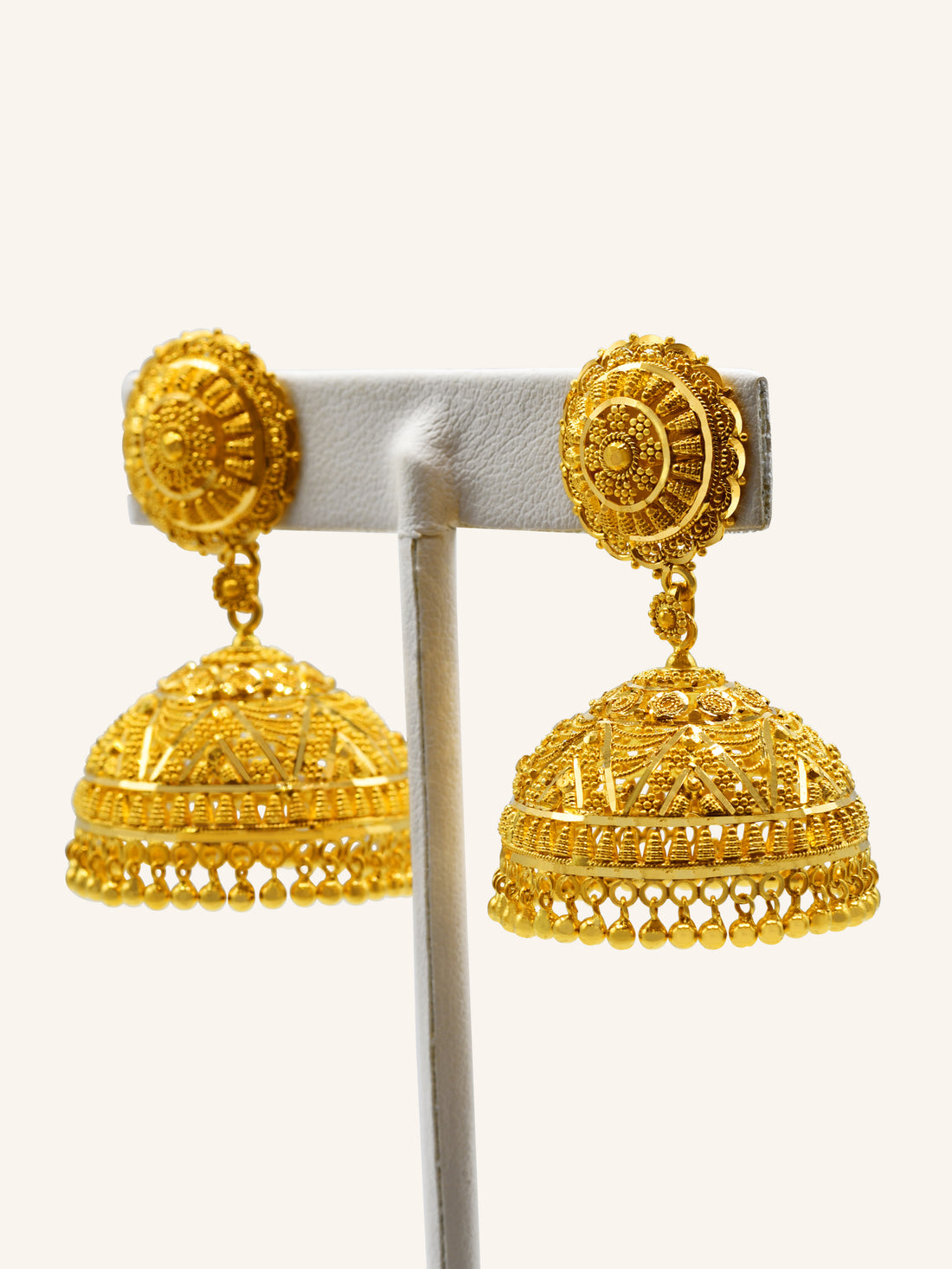 22ct Gold Jhumki Earring - Roop Darshan