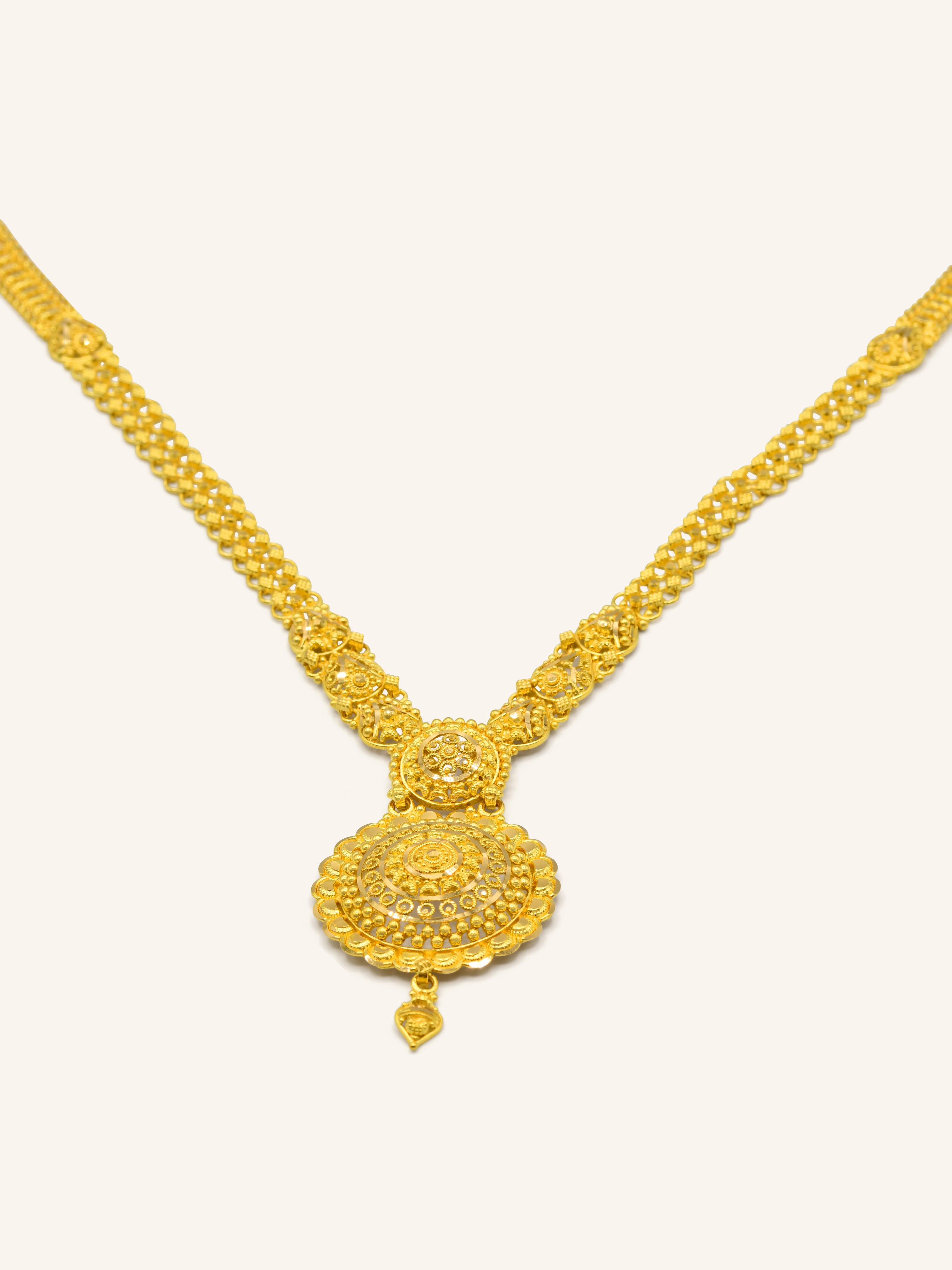 22ct Gold Necklace Only - Roop Darshan