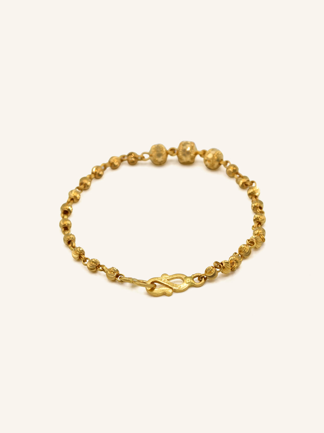 22ct Gold Baby Ball Bracelet - Roop Darshan